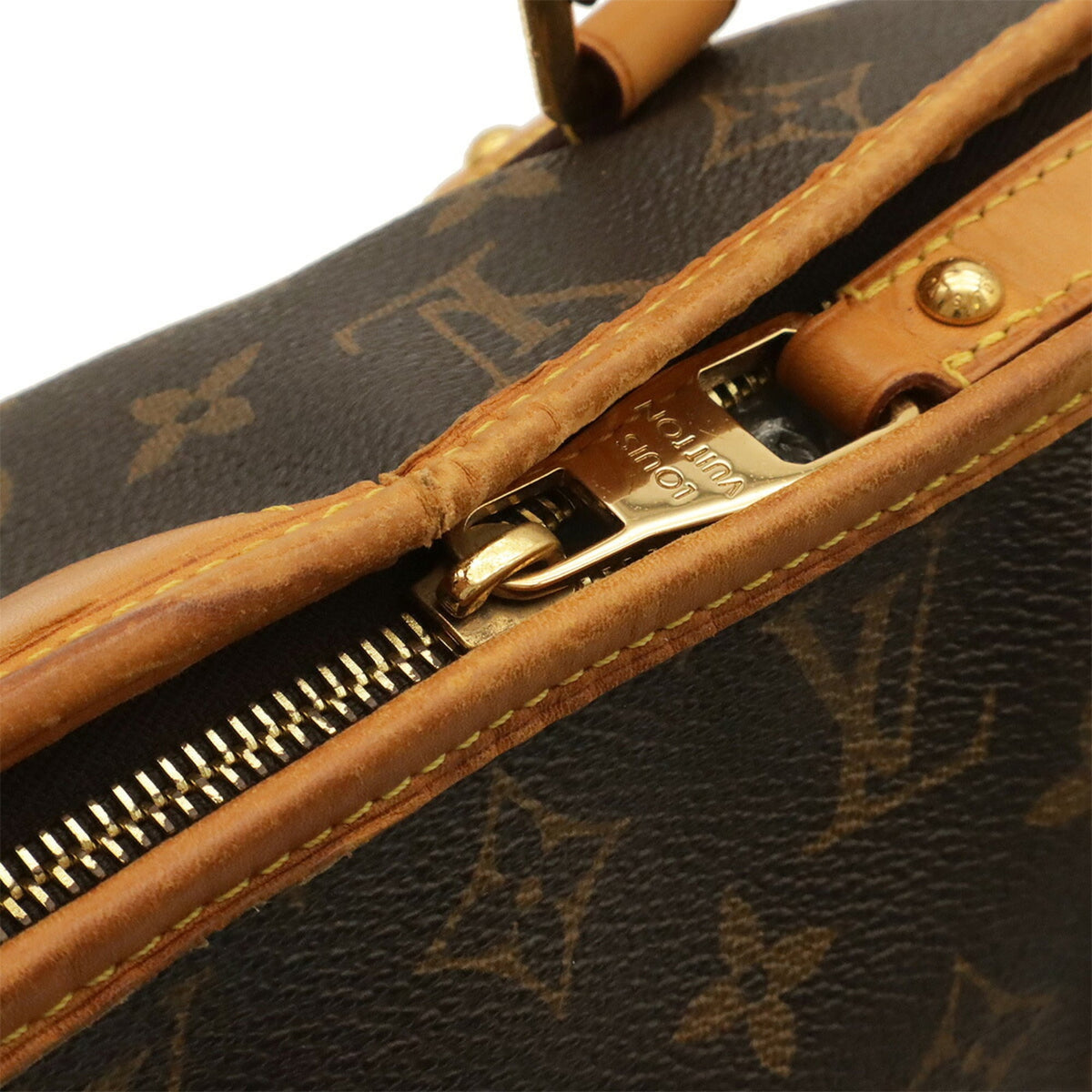 Louis Vuitton Brown Monogram Canvas Pvc Coated Canvas Shoulder Bag Tote Bag (Pre-Owned)