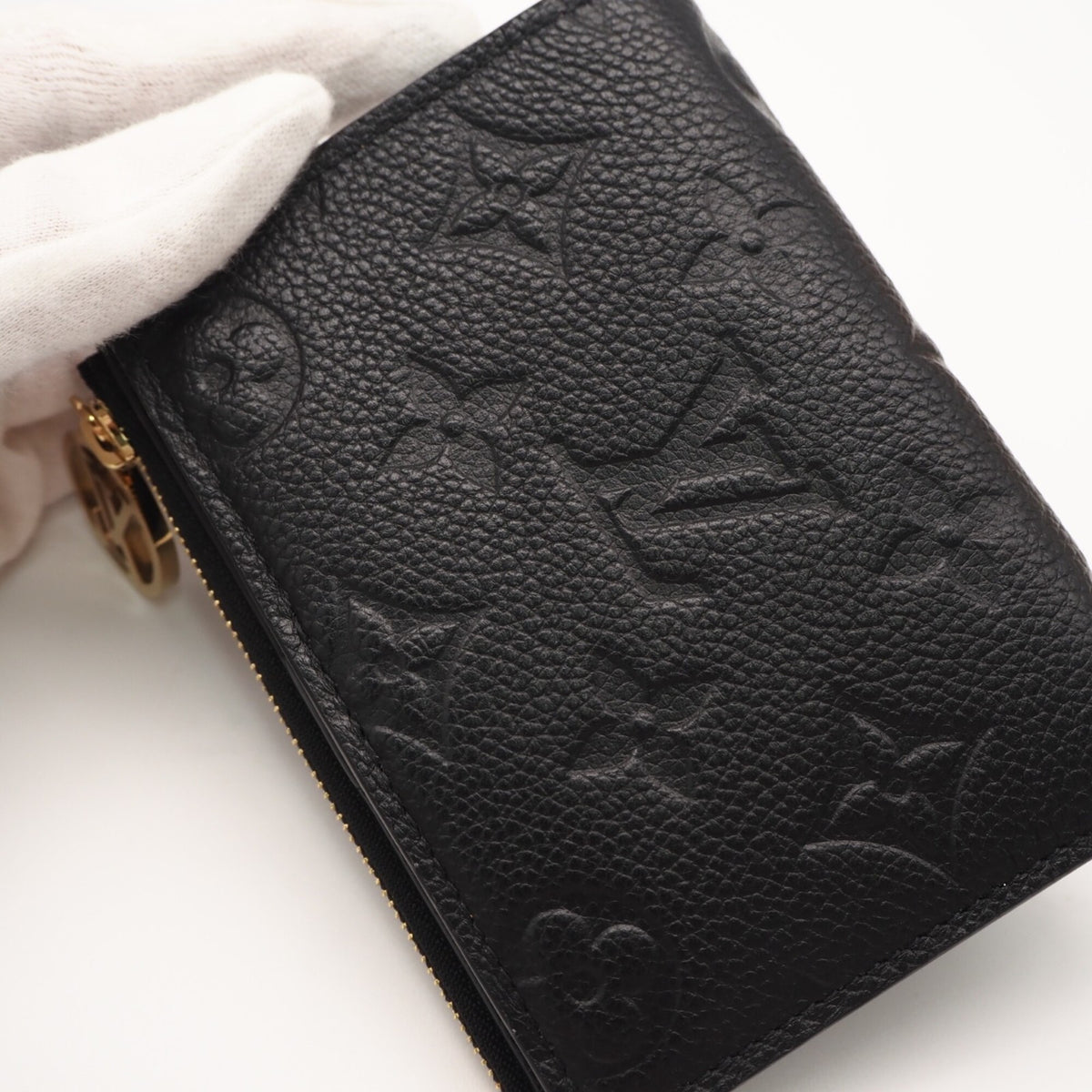 Louis Vuitton Monogram Empreinte Black Noir Wallet (Bi-Fold) (Pre-Owned)