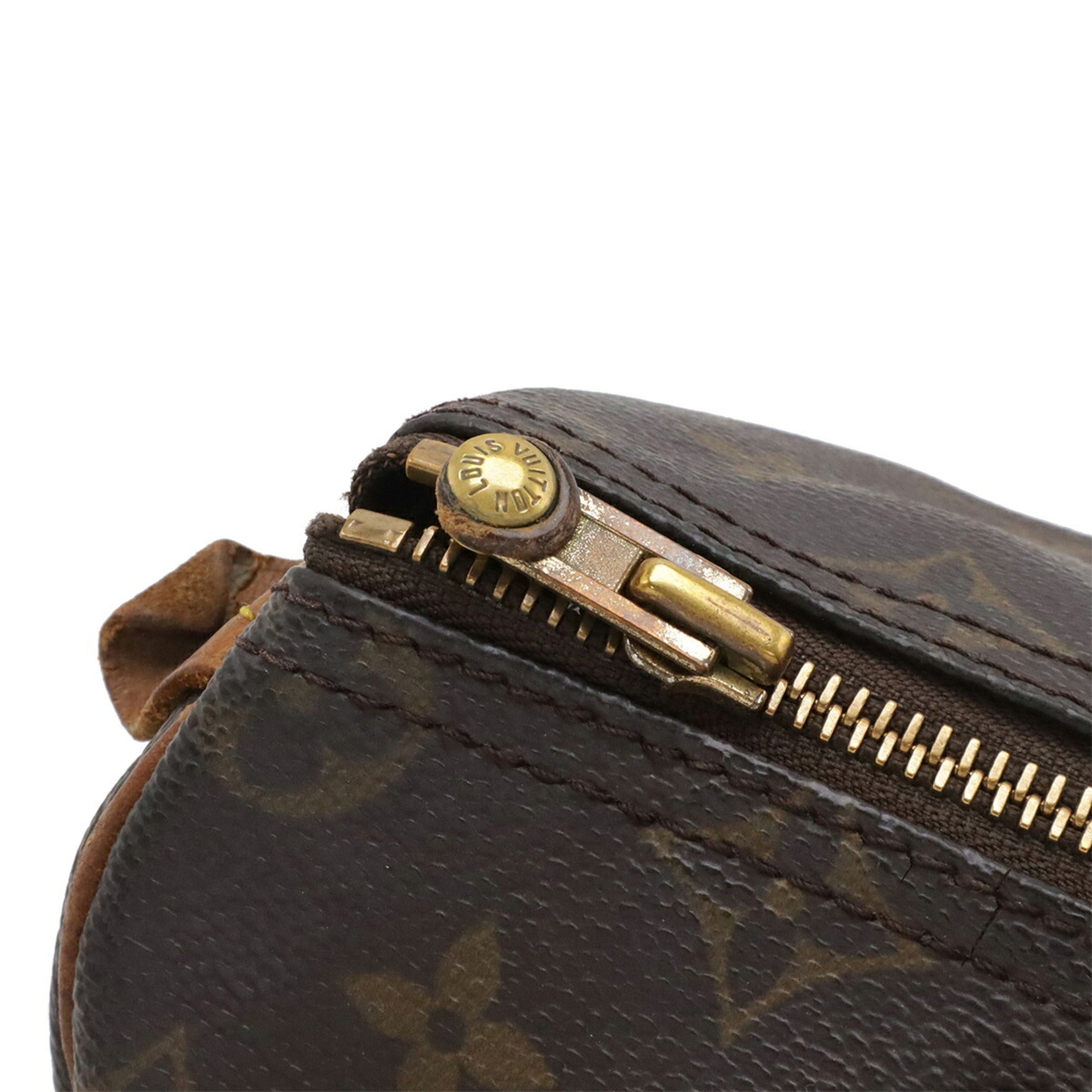 Louis Vuitton Brown Monogram Canvas Pvc Coated Canvas Handbag (Pre-Owned)