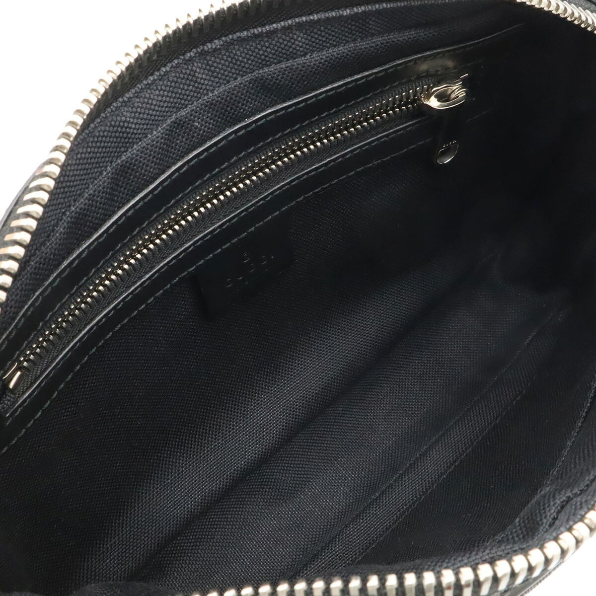 Gucci Black Dark Gray Gg Supreme Sling Bag (Pre-Owned)