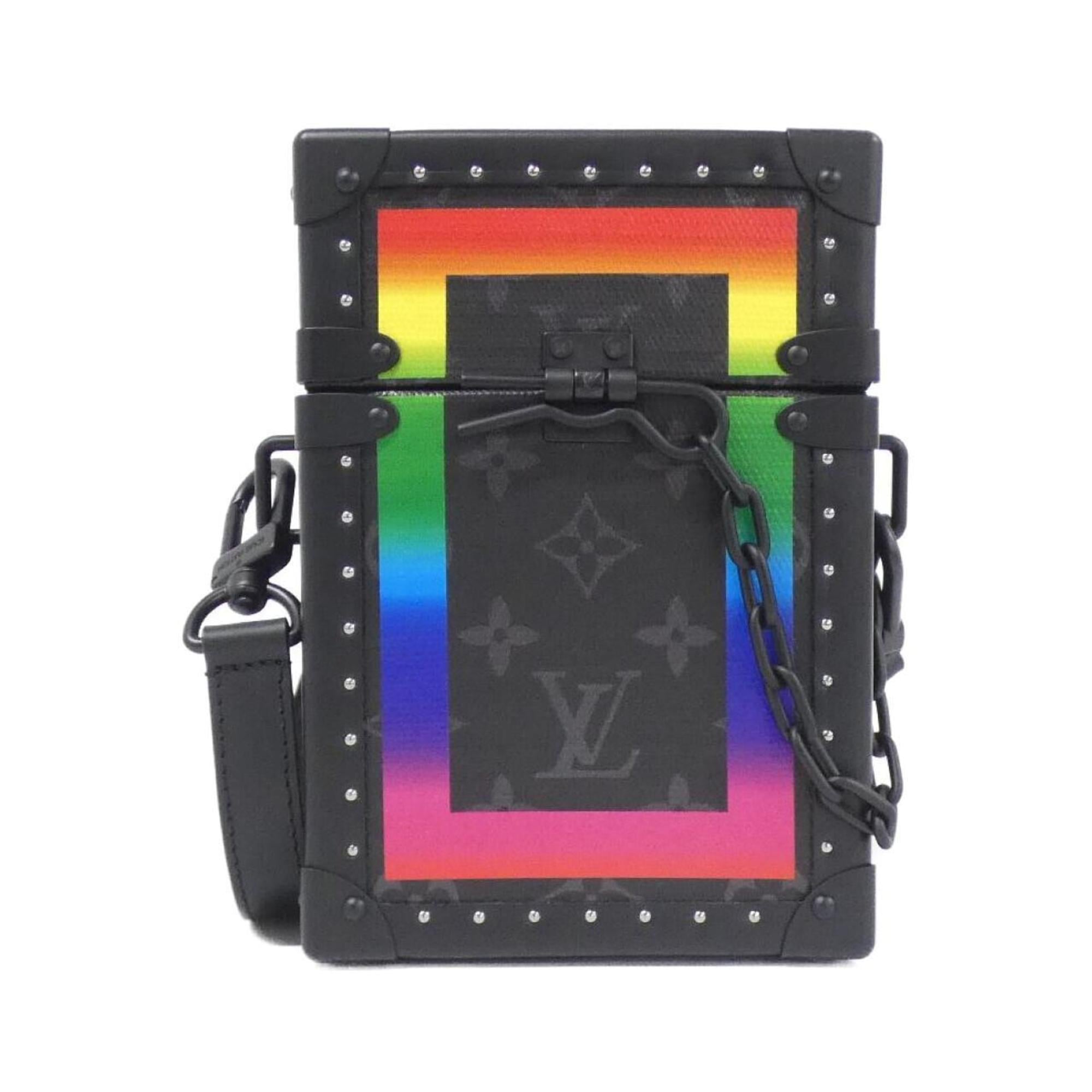 Louis Vuitton Black Coated Canvas Shoulder Bag (Pre-Owned)