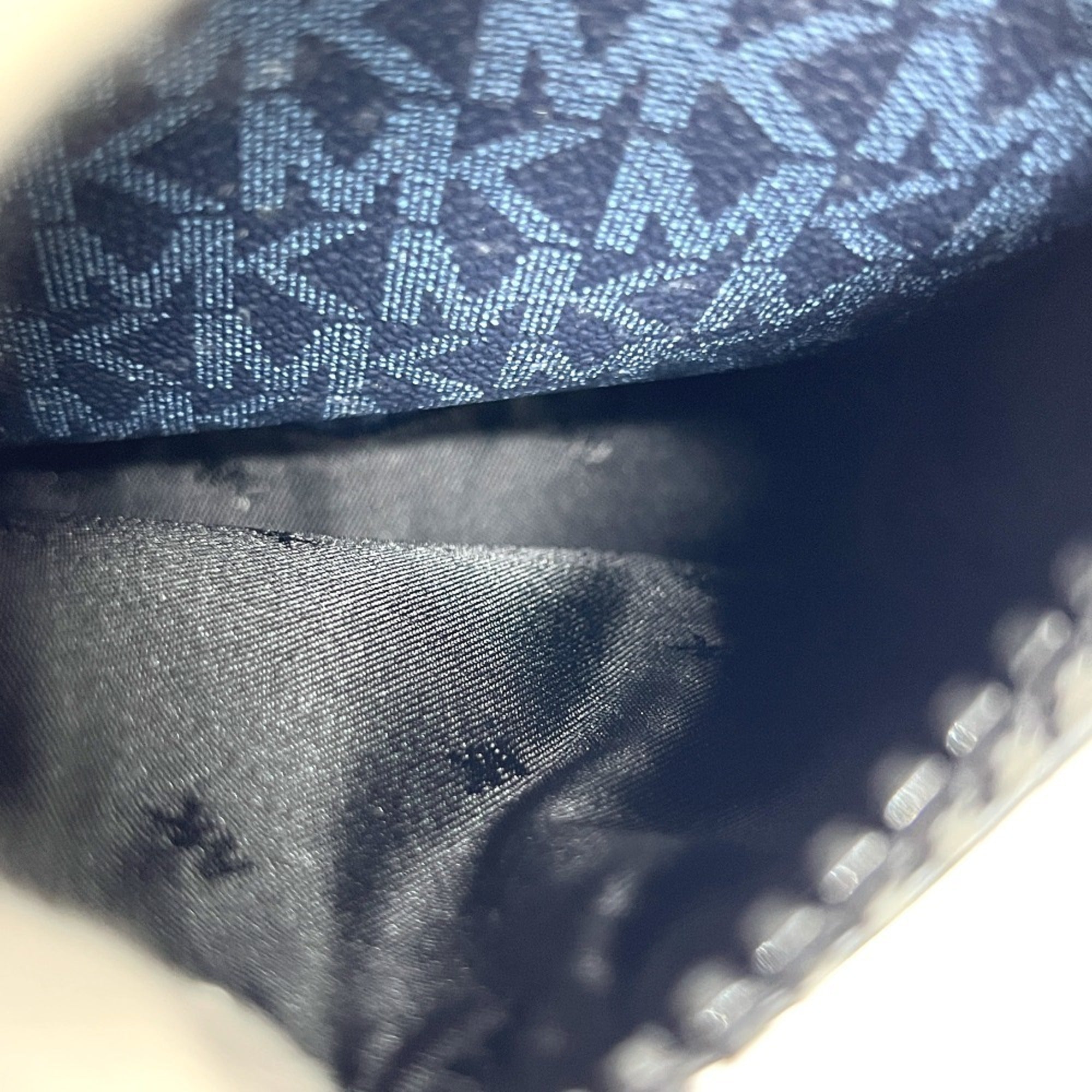 Michael Kors Navy Pvc Leather Backpack (Pre-Owned)