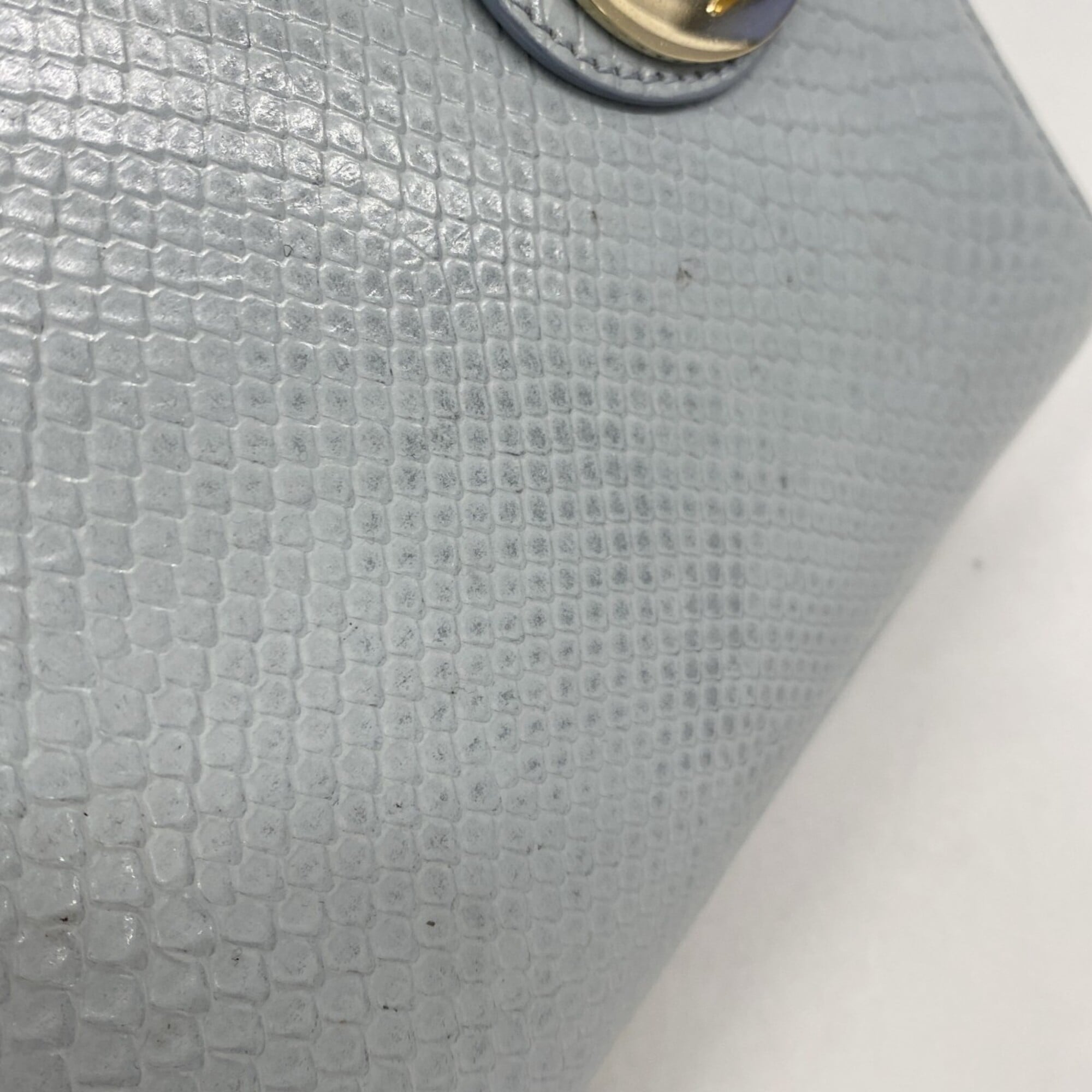 Christian Dior Blue Leather Handbag (Pre-Owned)