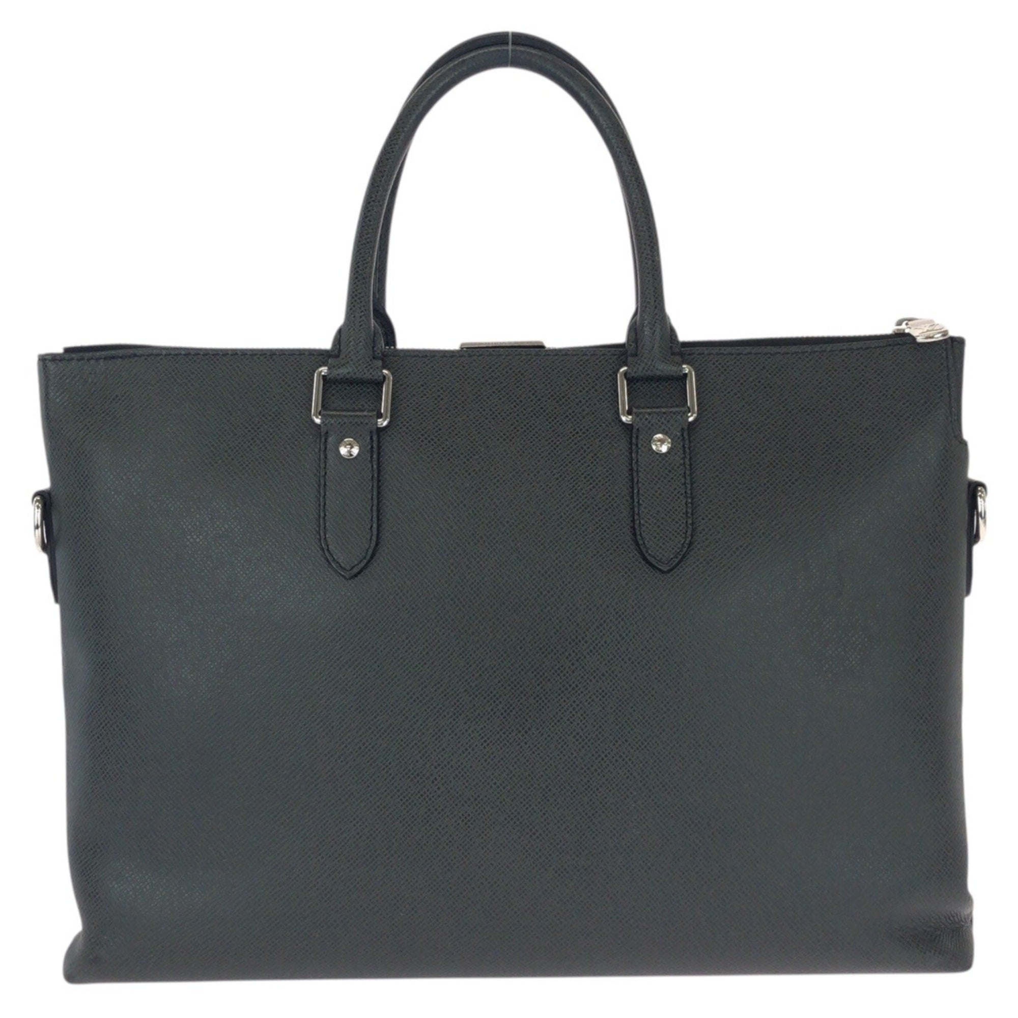 Louis Vuitton Black Leather Briefcase (Pre-Owned)