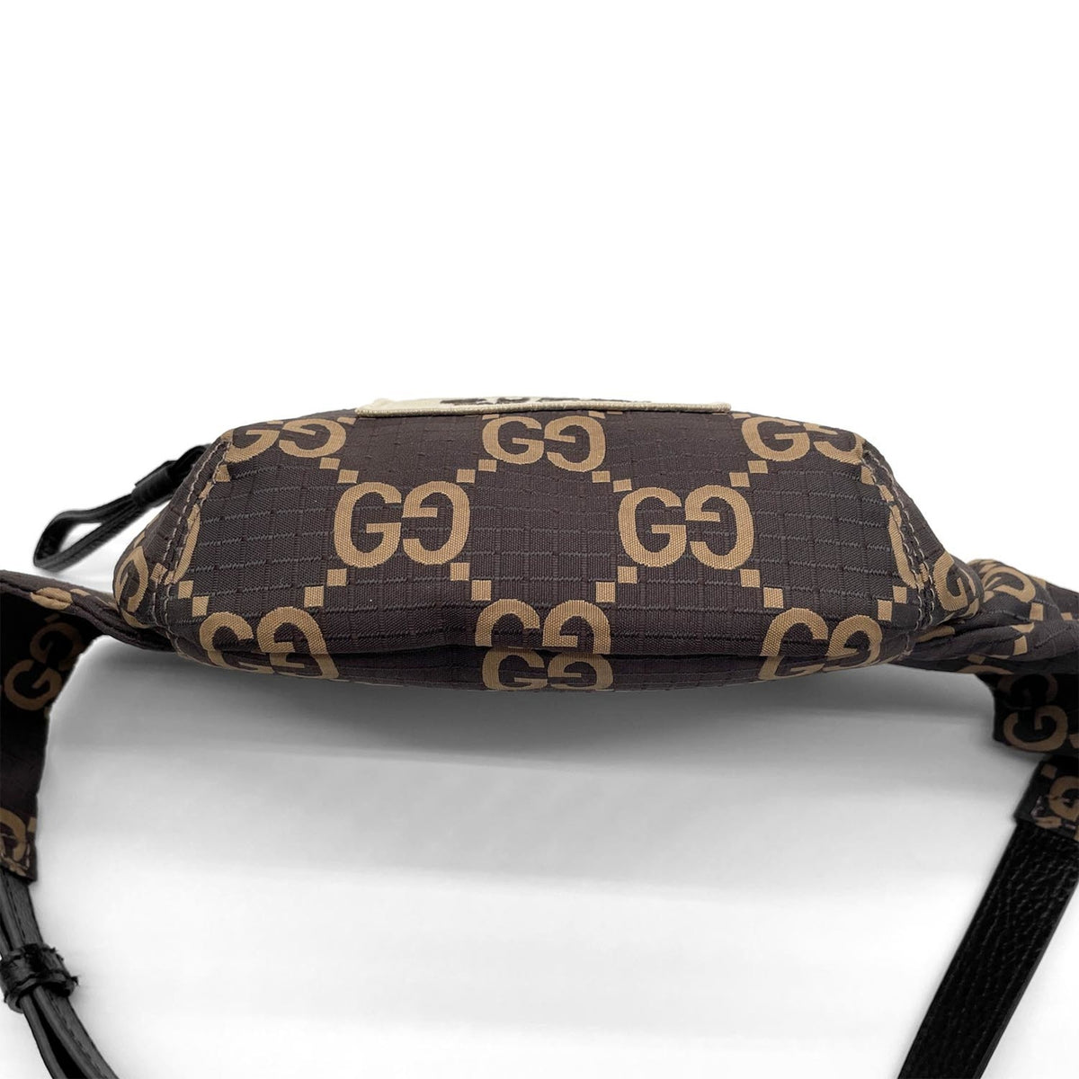 Gucci Brown Nylon Fanny Pack Sling Bag (Pre-Owned)