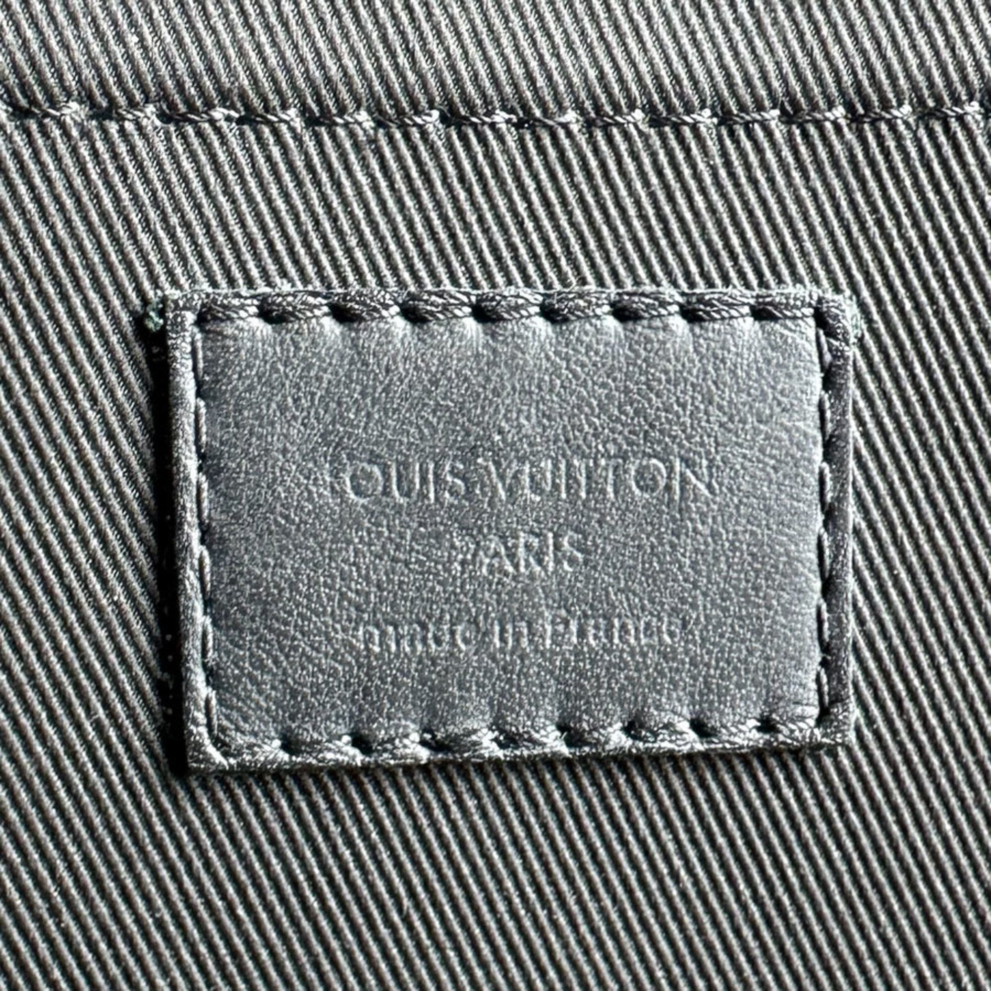 Louis Vuitton Damier Canvas Ebene Clutch Bag Pochette (Pre-Owned)