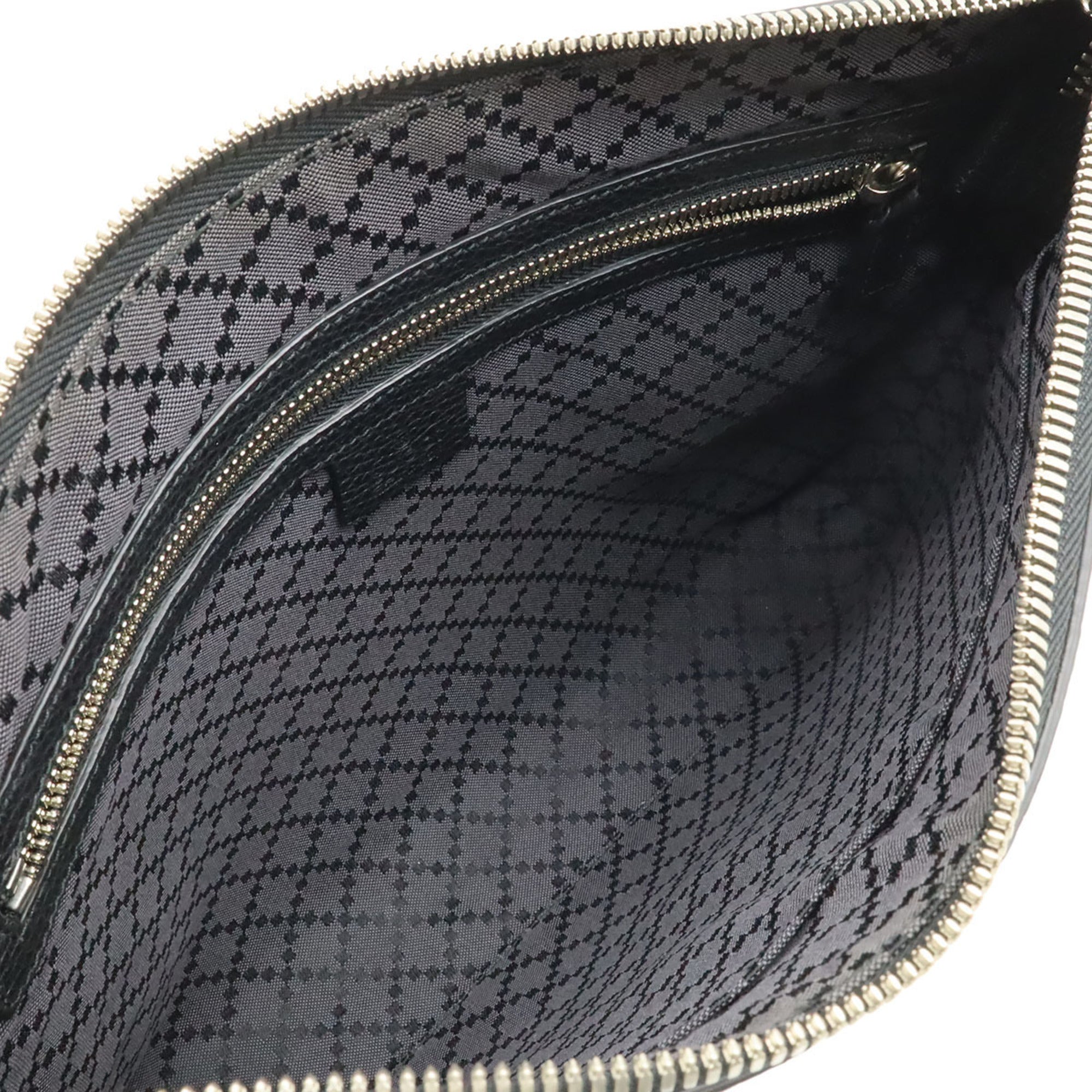 Gucci Black Leather Clutch Bag (Pre-Owned)