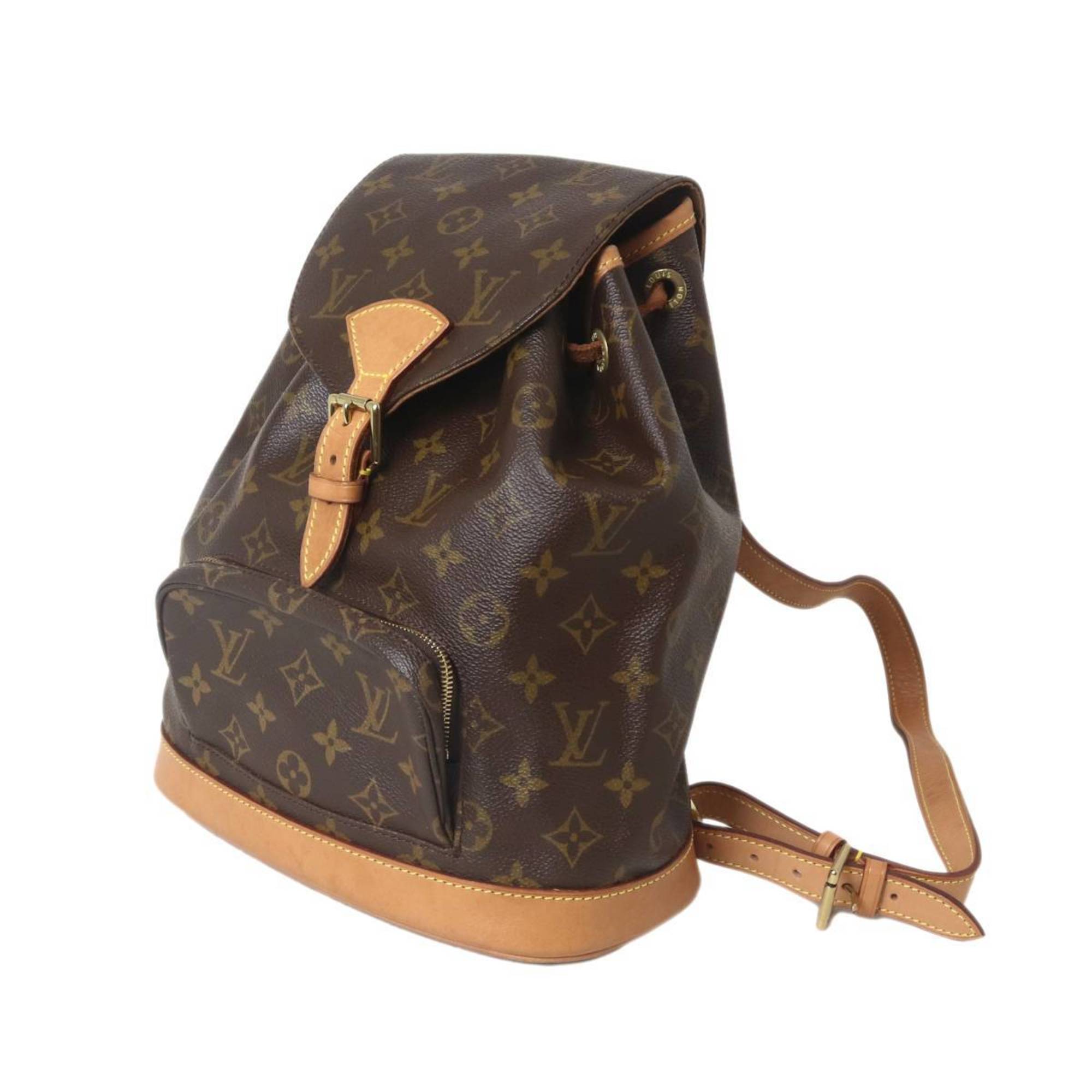 Louis Vuitton Monogram Leather Backpack (Pre-Owned)