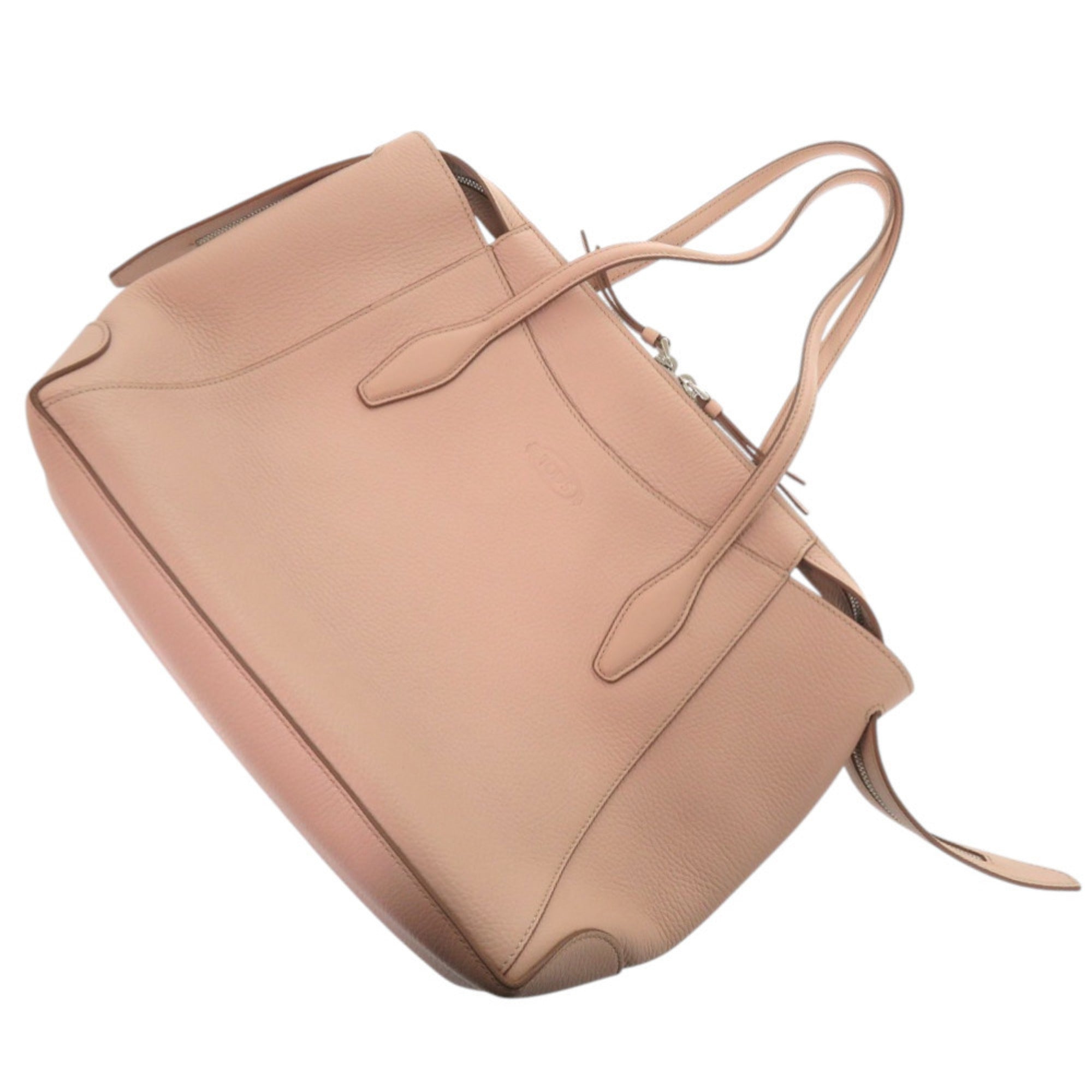 Tod's Pink Leather Tote Bag (Pre-Owned)