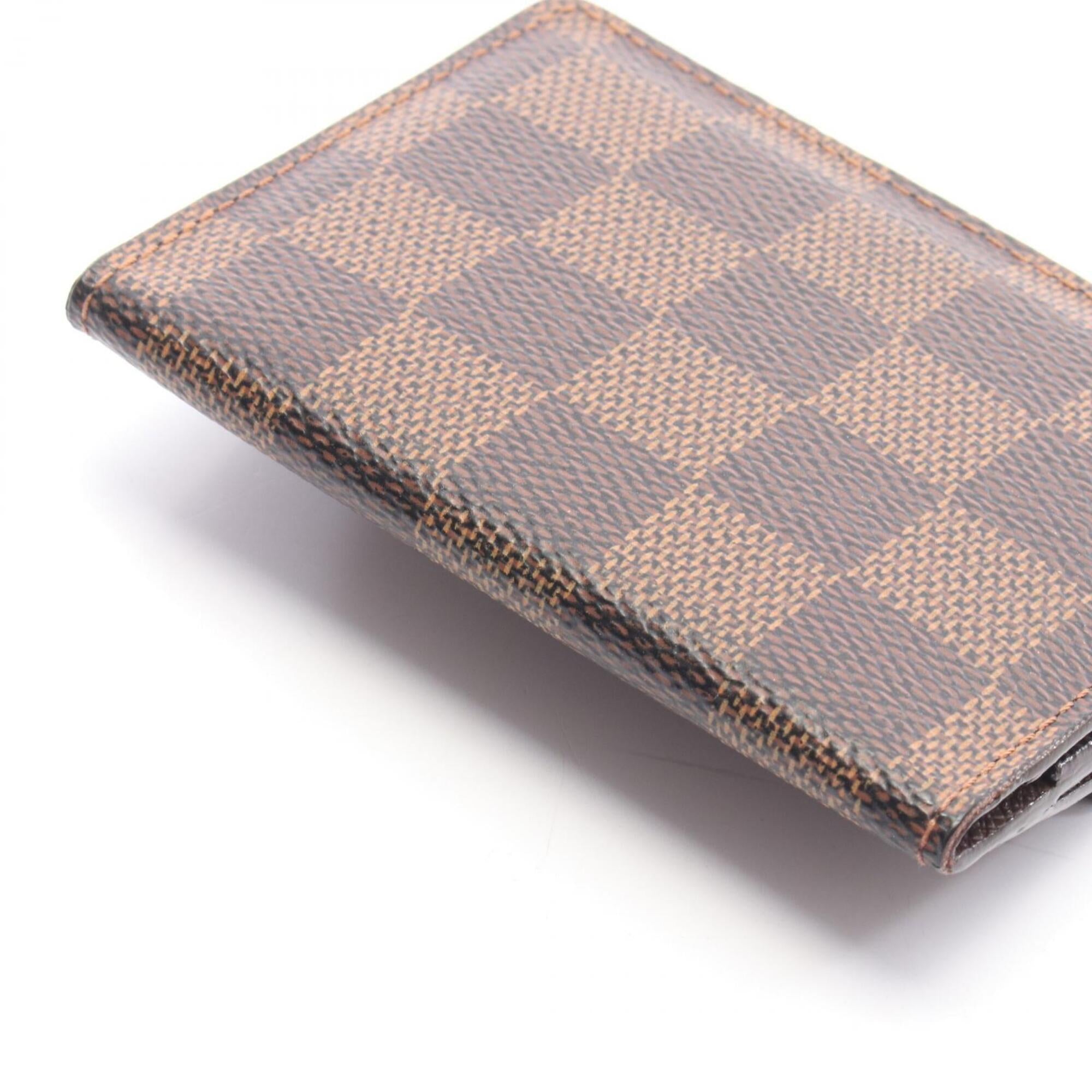 Louis Vuitton Brown Ebene Coated Canvas Coin Purse/Coin Case (Pre-Owned)
