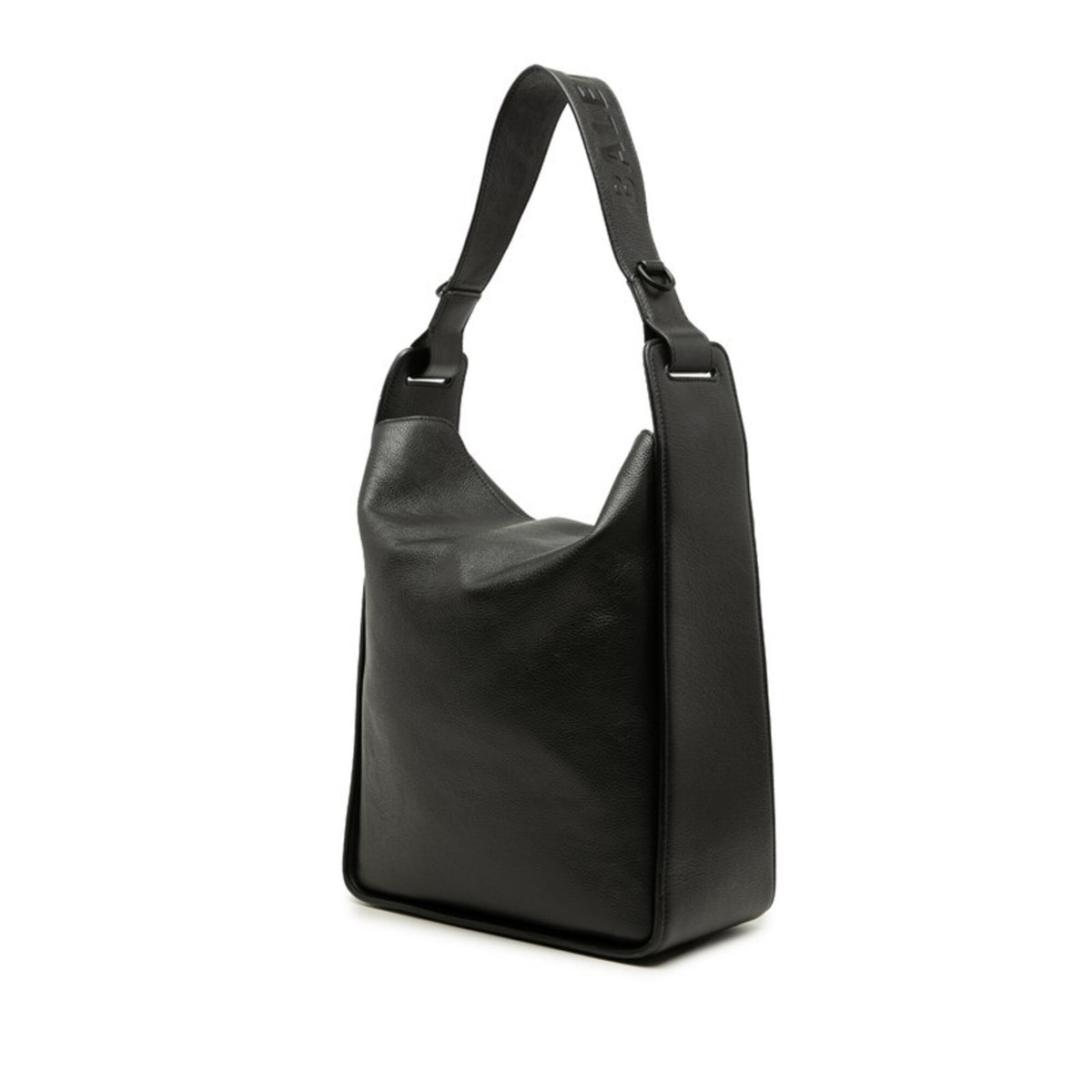 Balenciaga Black Leather Shoulder Bag Tote Bag (Pre-Owned)