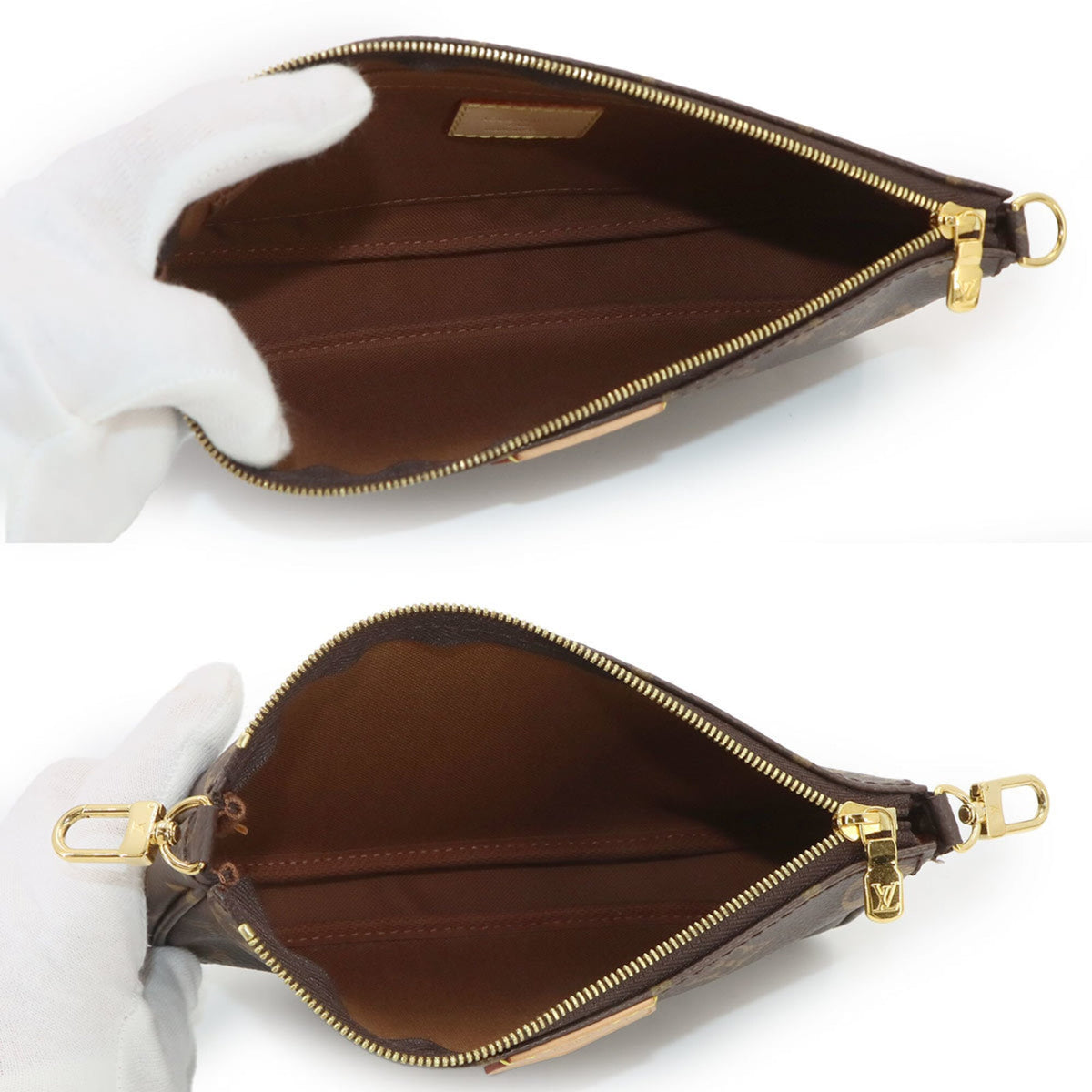 Louis Vuitton Monogram Rose Clair Monogram Handbag Pochette Pouch Shoulder Bag (Pre-Owned)