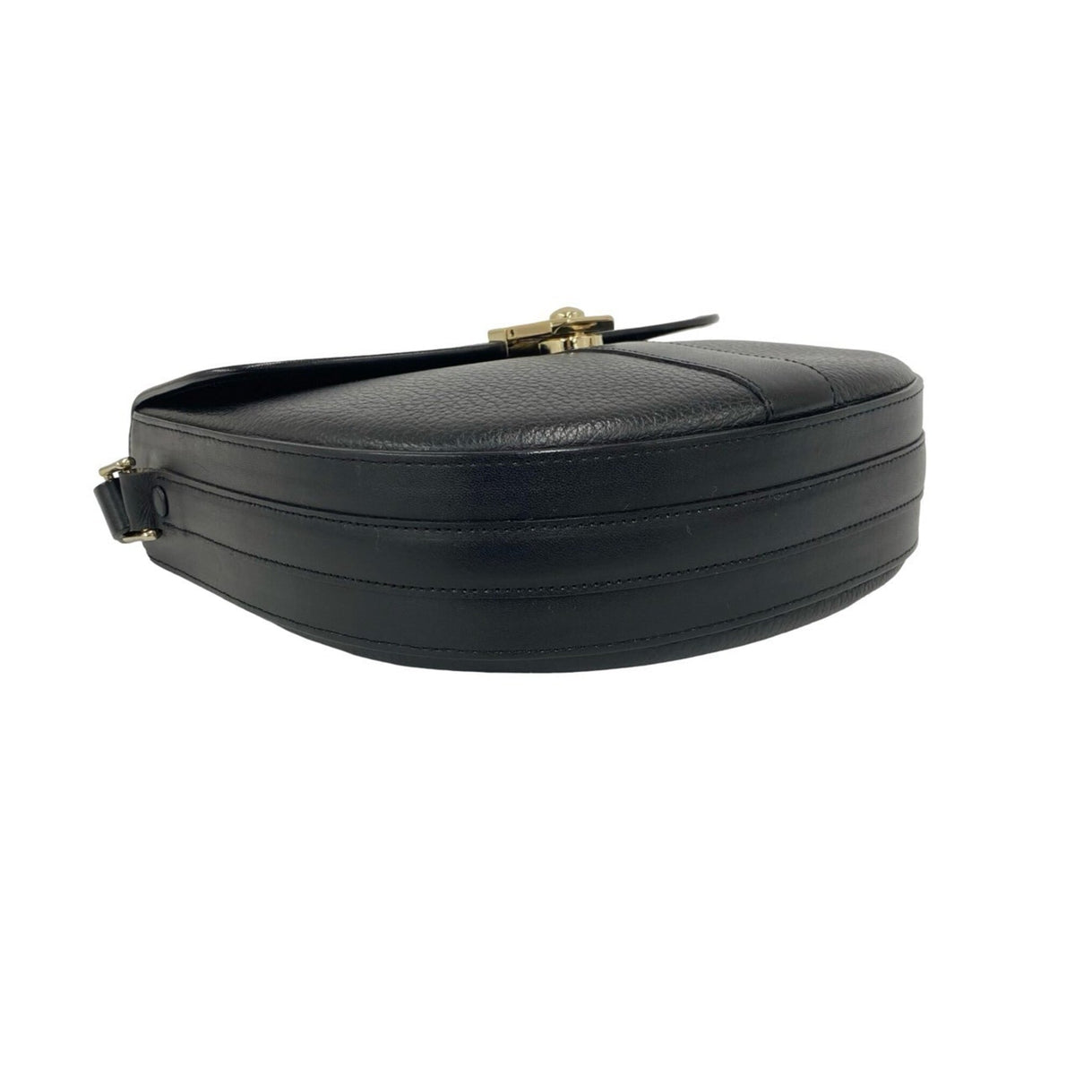 Burberry Black Leather Pochette Shoulder Bag (Pre-Owned)