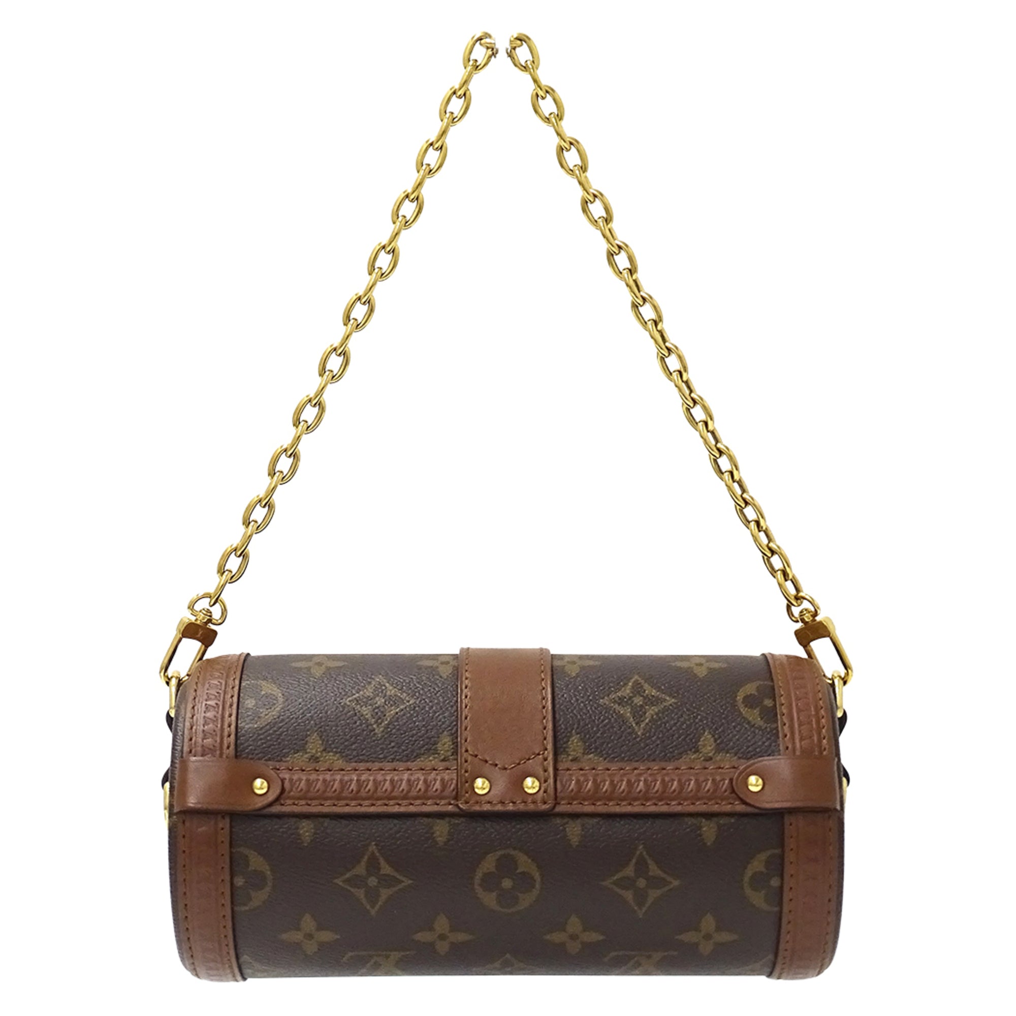 Louis Vuitton Brown Monogram Canvas Handbag Shoulder Bag (Pre-Owned)