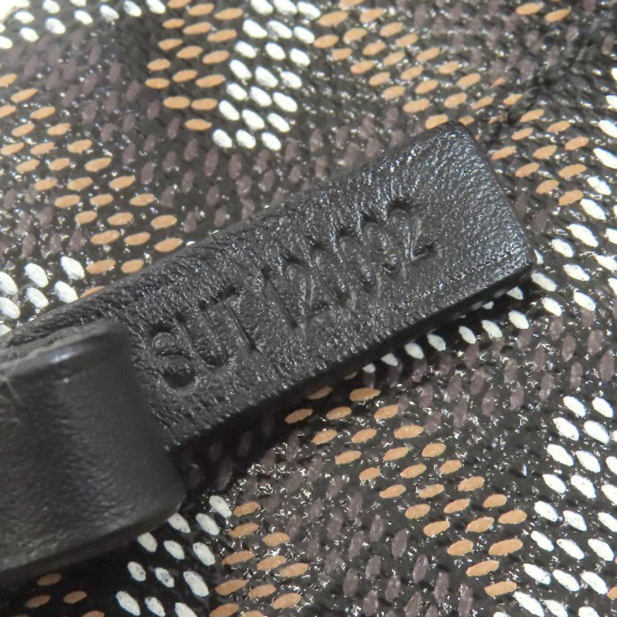 Goyard Black Brown Coated Canvas Tote Bag (Pre-Owned)