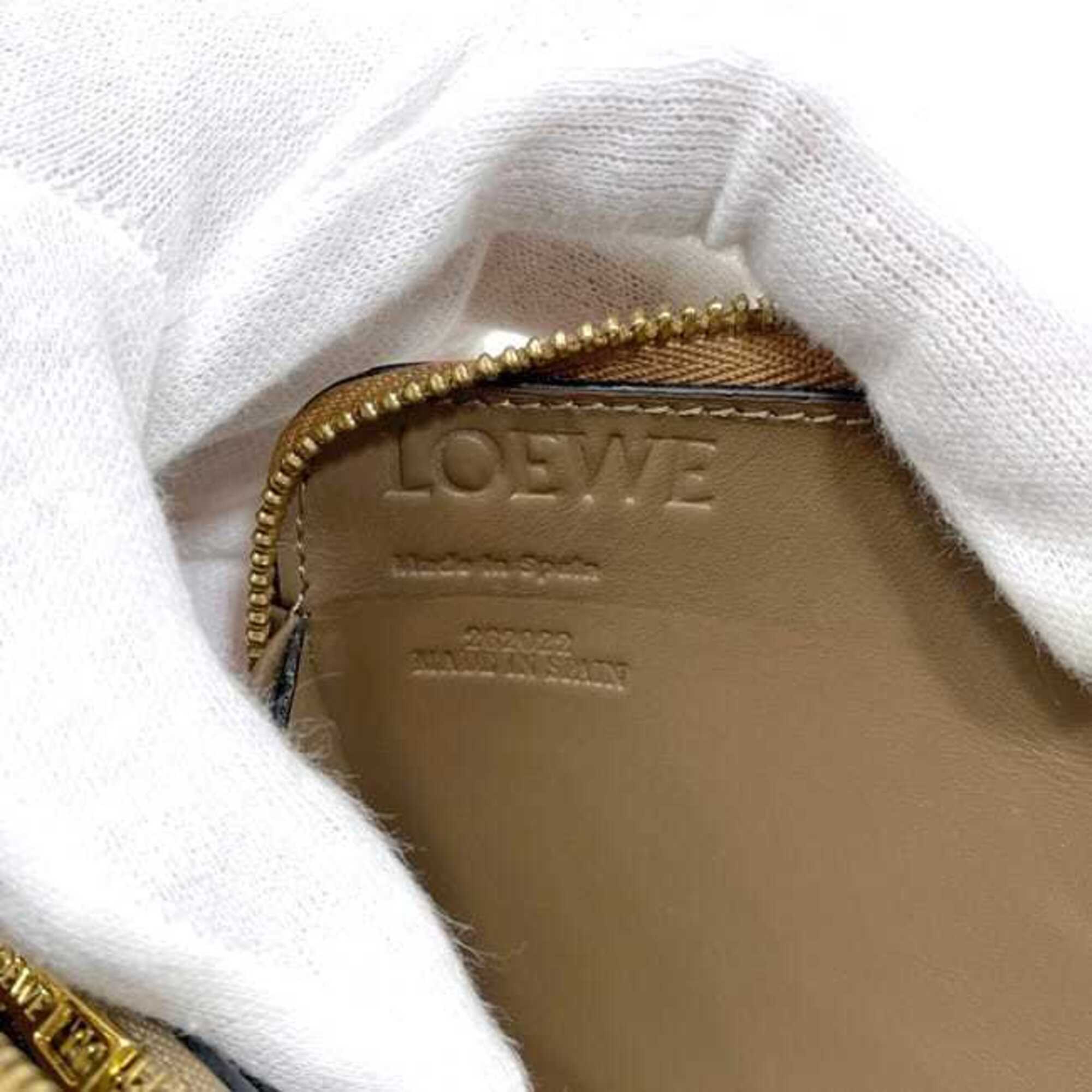 Loewe Brown Leather Long Wallet (Bi-Fold) (Pre-Owned)
