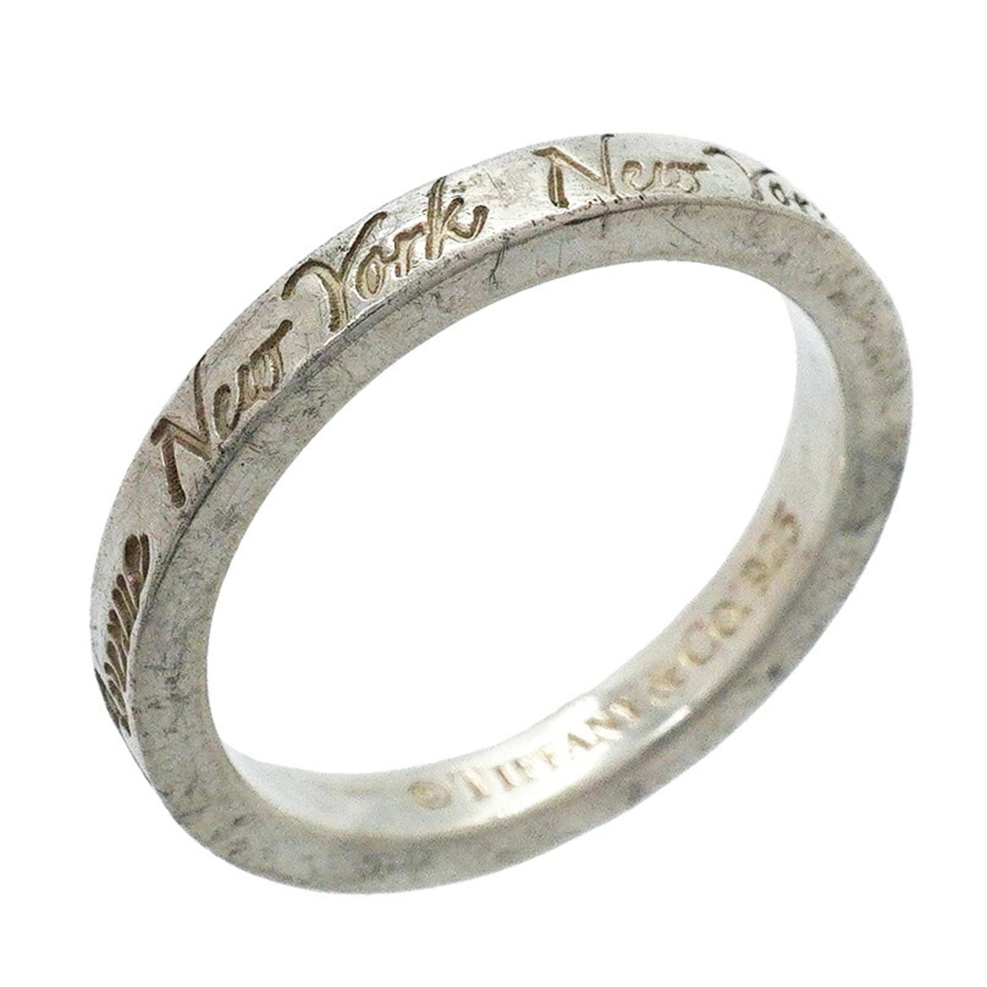 Tiffany Silver 925 Band Ring (Pre-Owned)