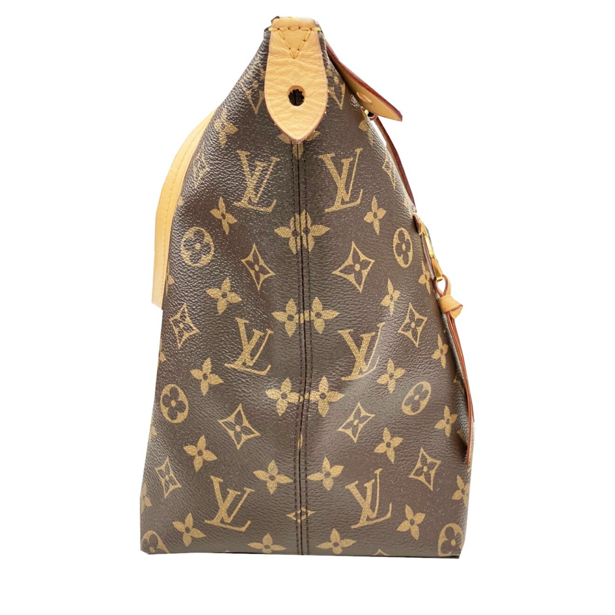 Louis Vuitton Brown Monogram Handbag Tote Bag (Pre-Owned)