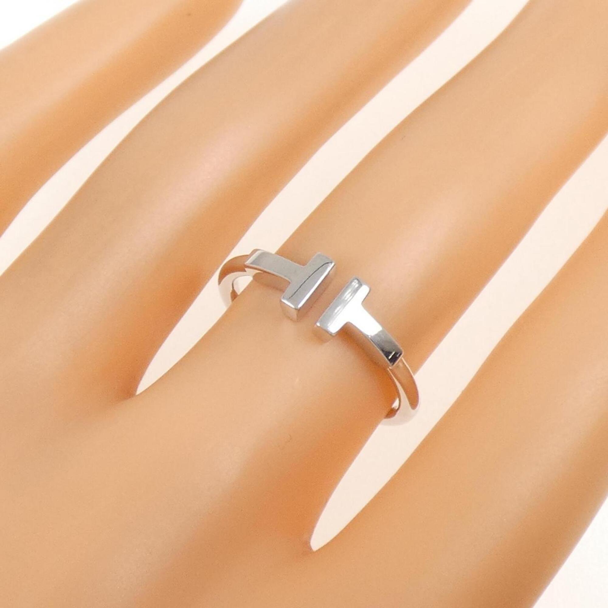 Tiffany White Gold (18K) Band Ring (Pre-Owned)