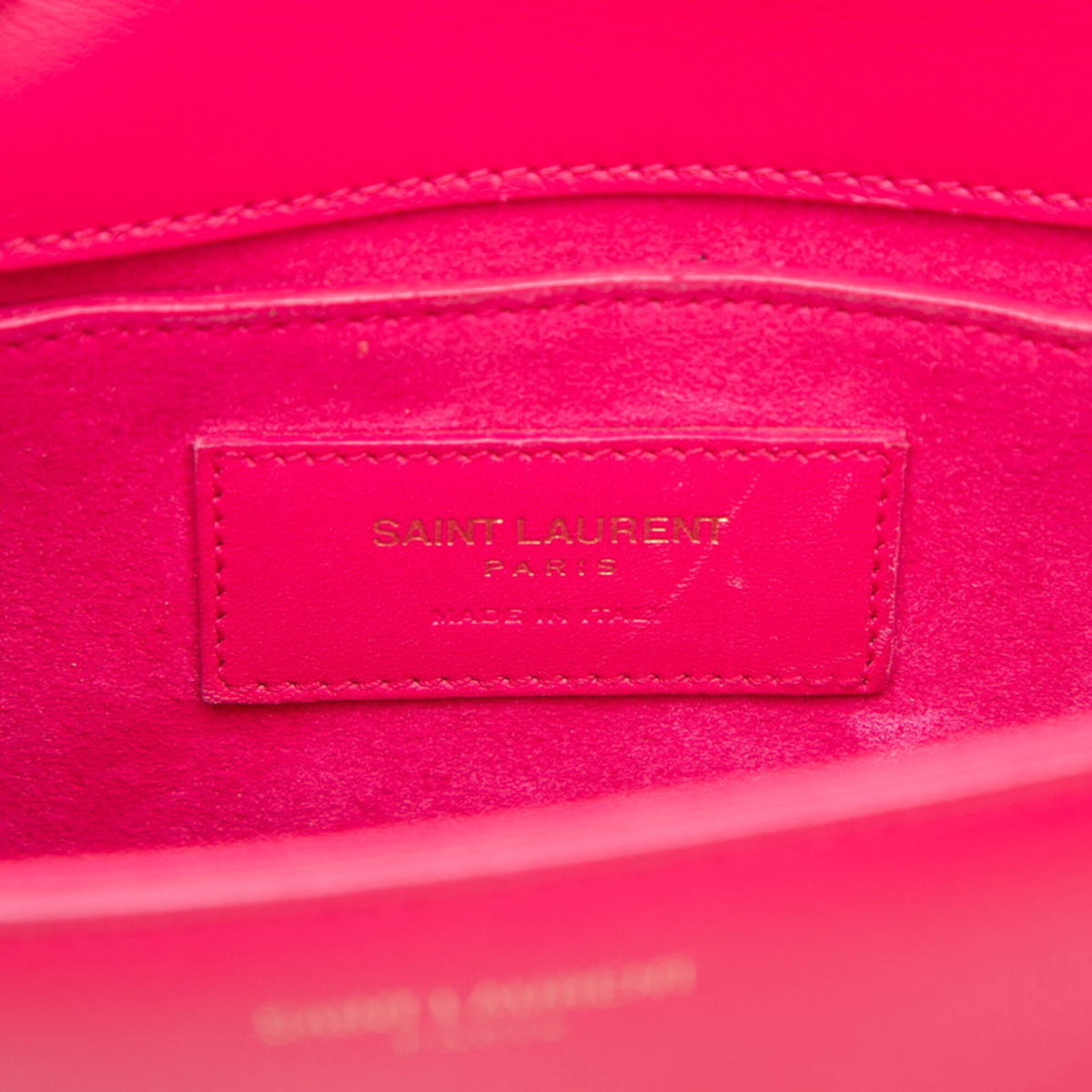 Saint Laurent Pink Leather Shoulder Bag (Pre-Owned)