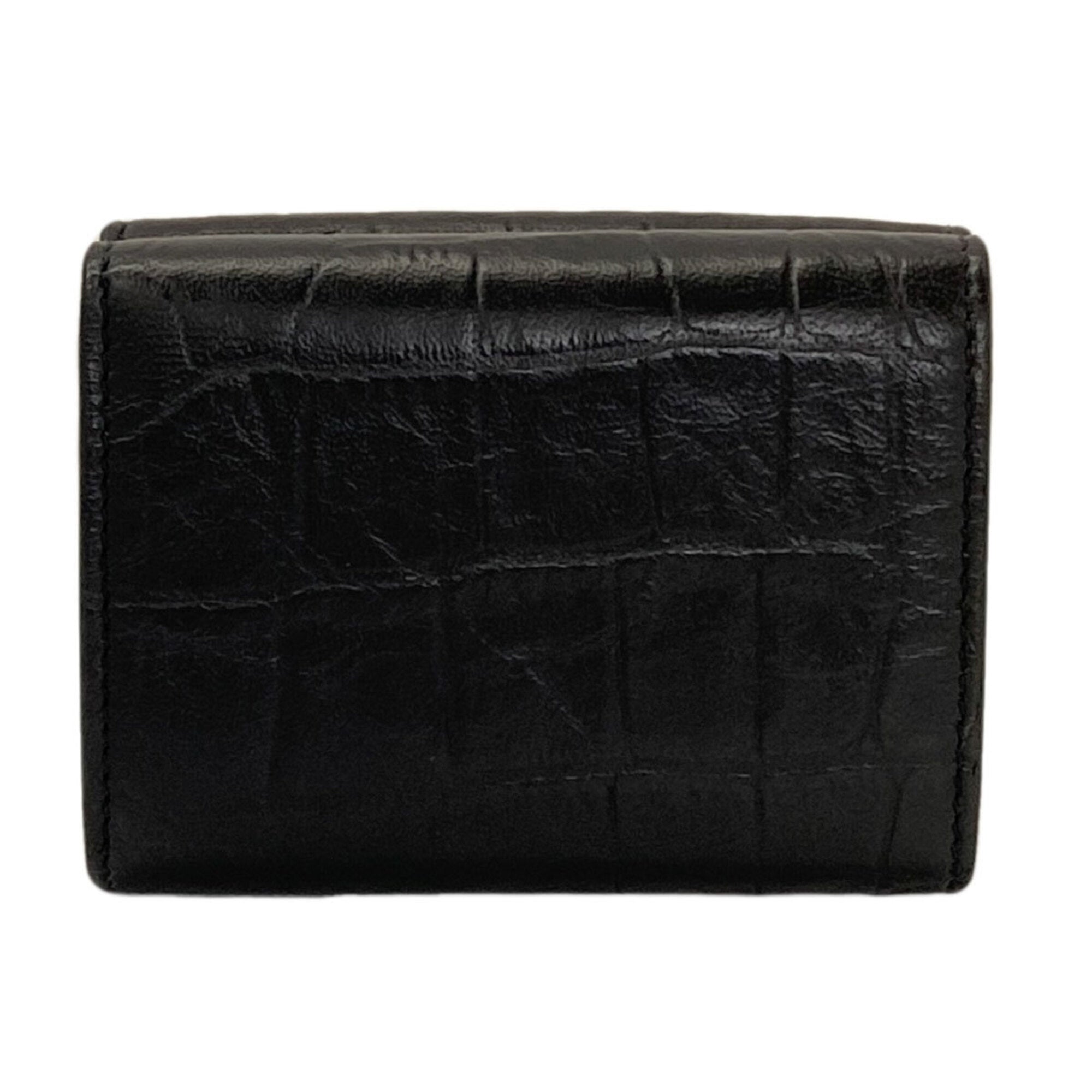 Saint Laurent Black Leather Wallet (Bi-Fold) (Pre-Owned)