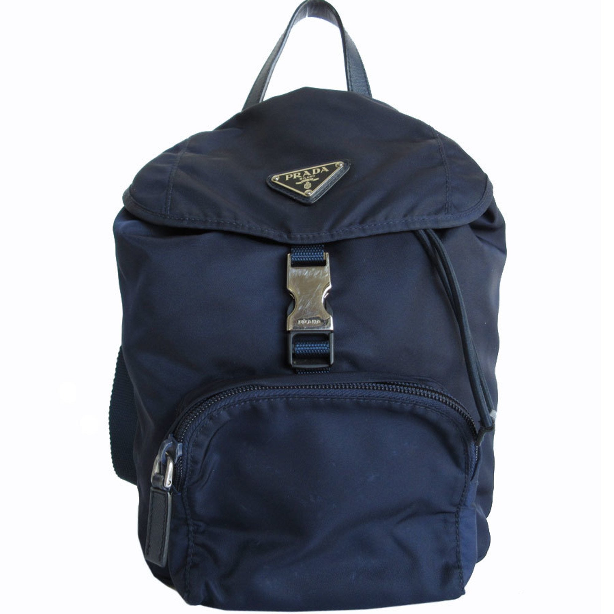 Prada Navy Nylon Backpack (Pre-Owned)