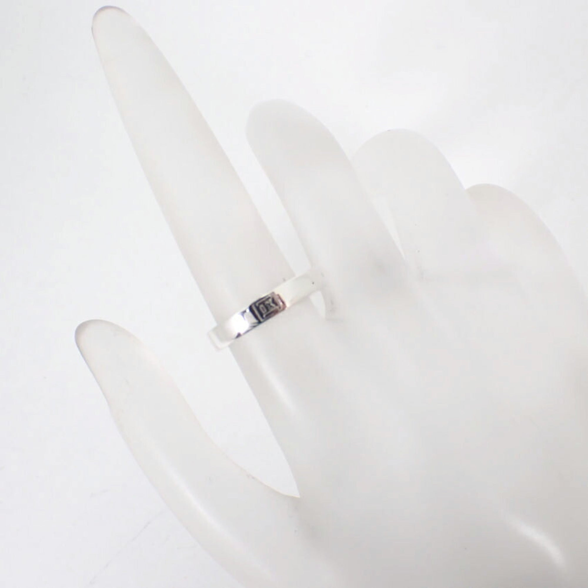 Tiffany Sterling Silver 925 Band Ring (Pre-Owned)