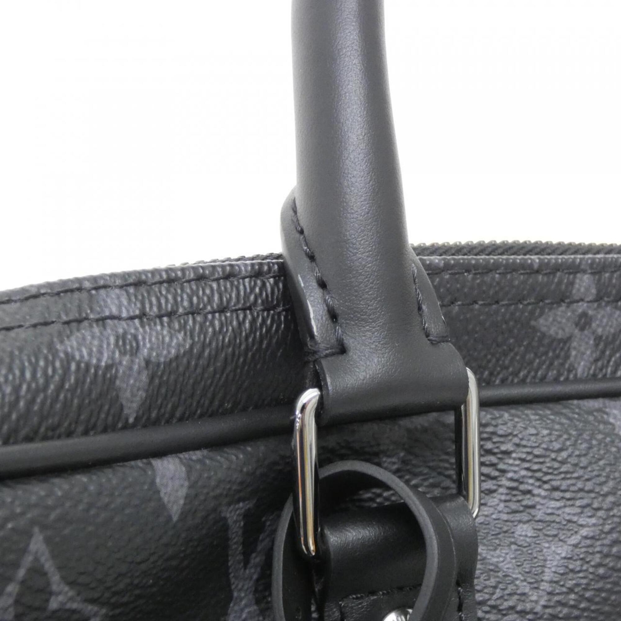 Louis Vuitton Black Coated Canvas Handbag (Pre-Owned)
