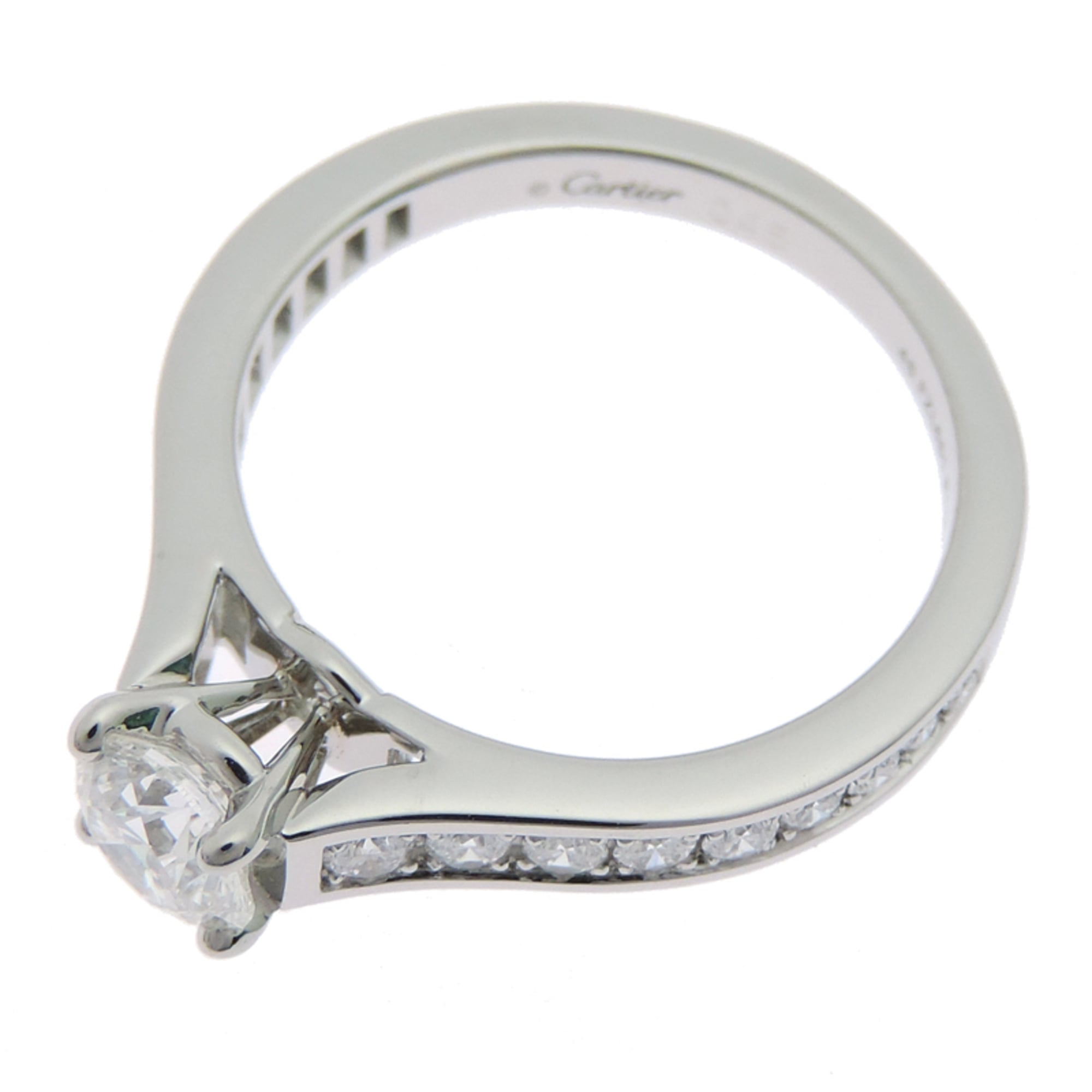 Cartier Platinum 950 Band Ring (Pre-Owned)