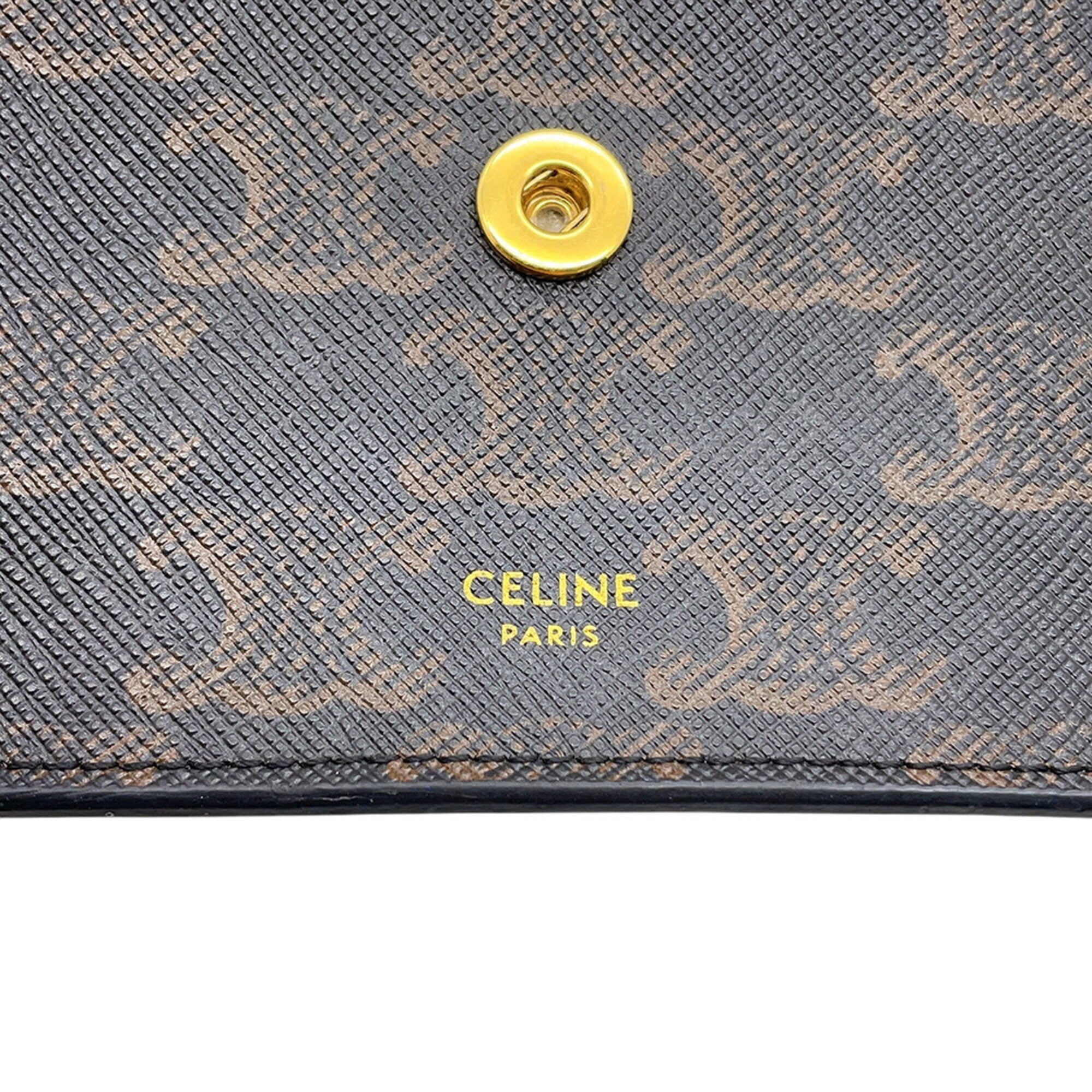 Celine Pvc Leather Chain/Shoulder Wallet (Pre-Owned)