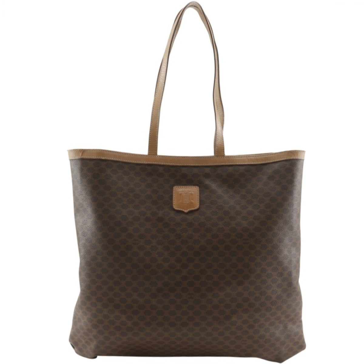 Celine Brown Pvc Tote Bag (Pre-Owned)