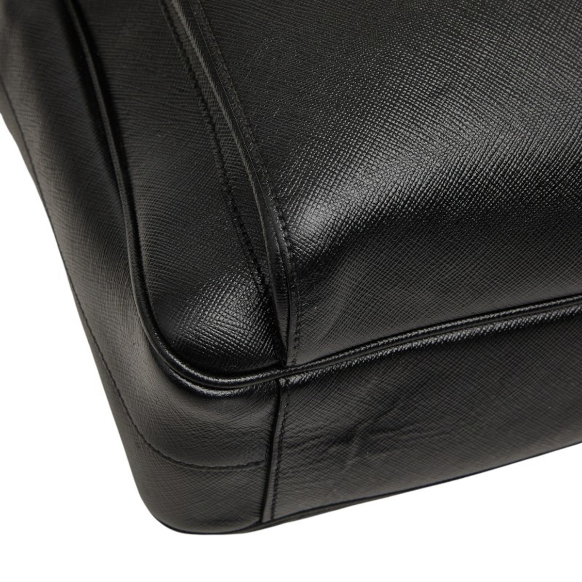 Prada Black Leather Shoulder Bag (Pre-Owned)