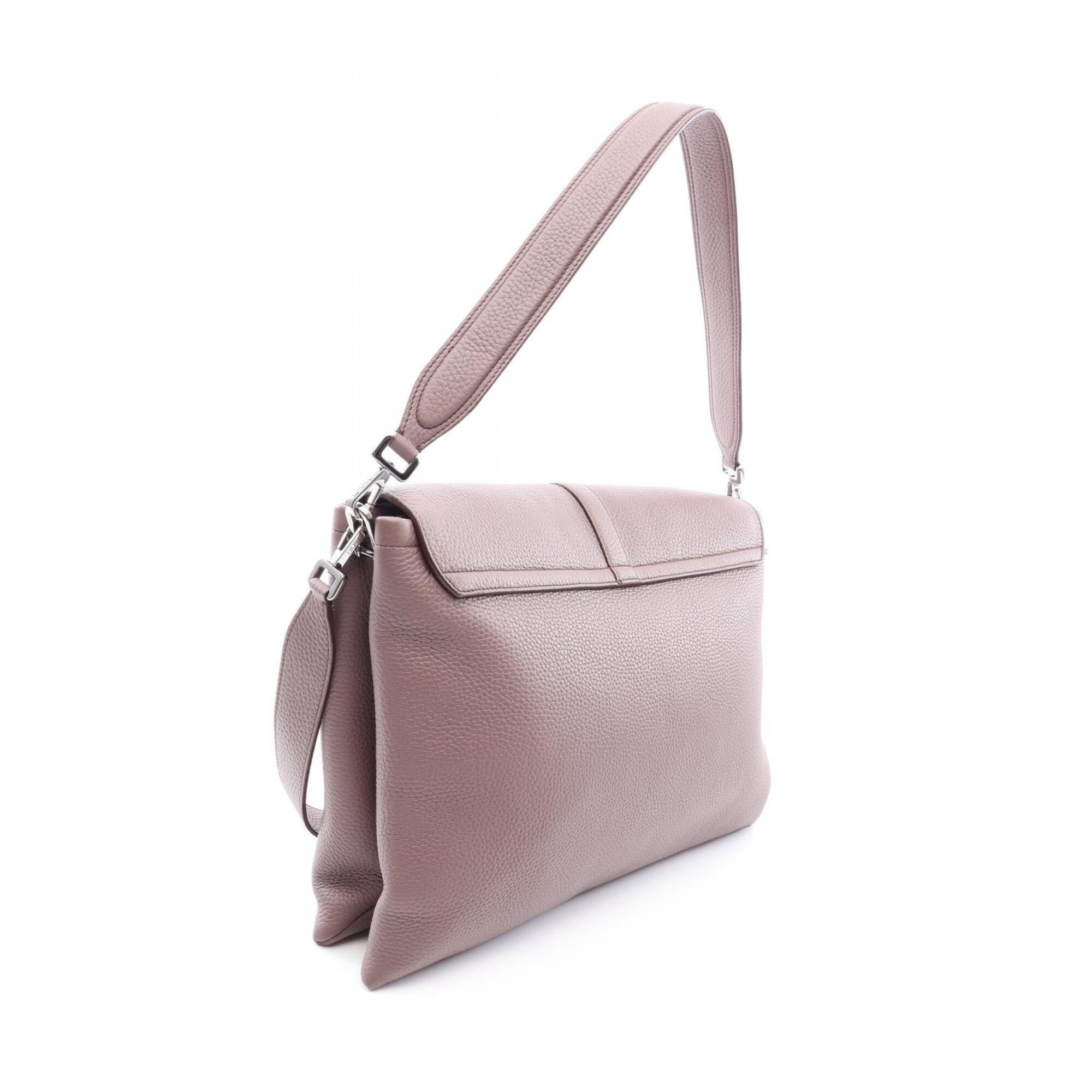 Christian Dior Pink Leather Handbag Shoulder Bag (Pre-Owned)