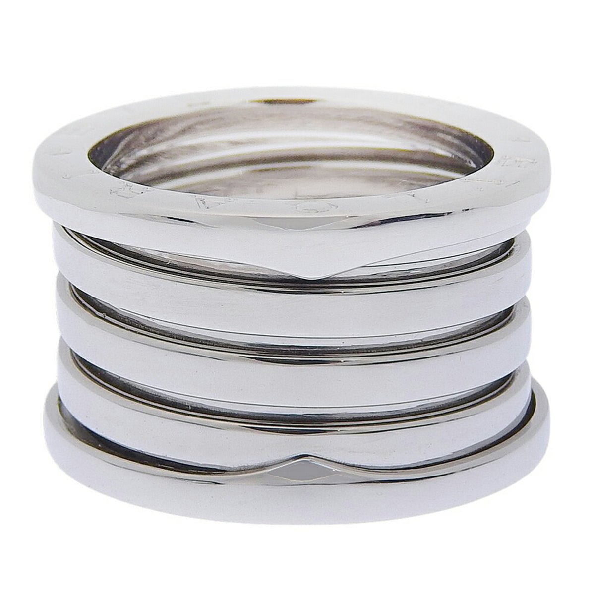 Bvlgari White Gold White Gold (18K) Band Ring (Pre-Owned)