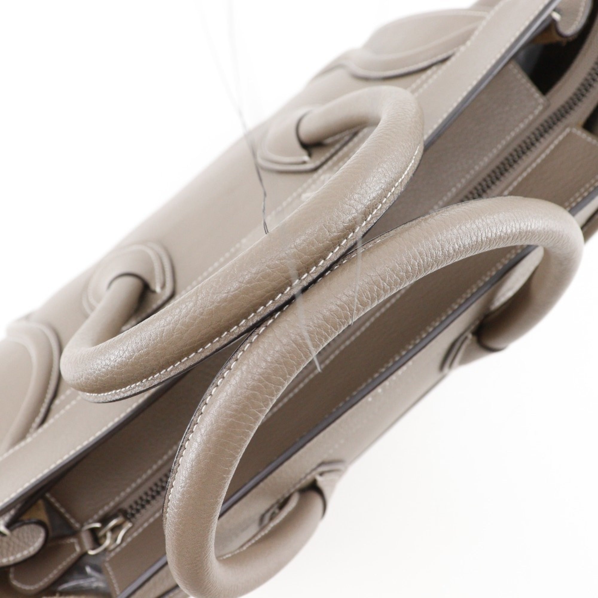 Celine Gray Leather Handbag (Pre-Owned)