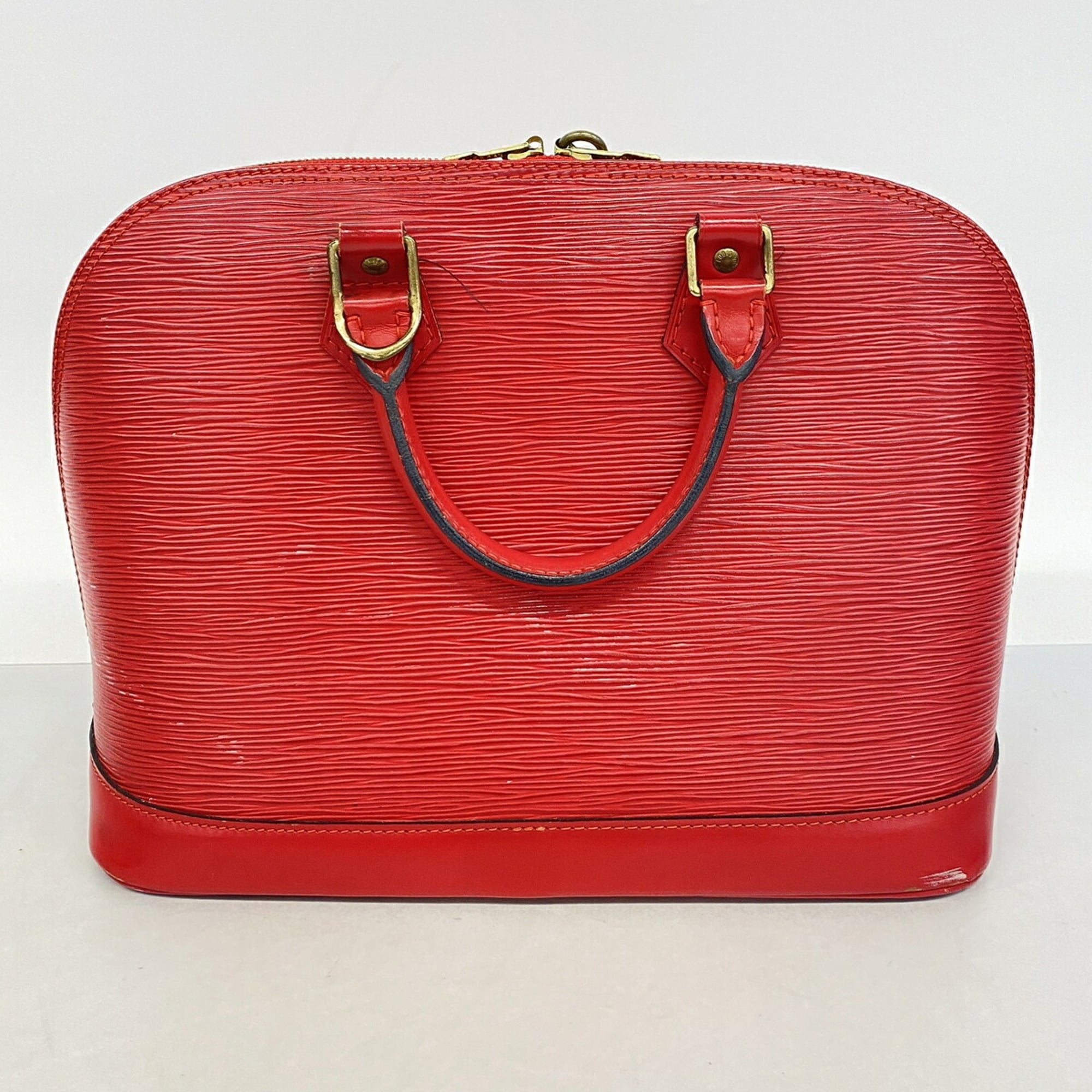Louis Vuitton Castilian Red Handbag (Pre-Owned)