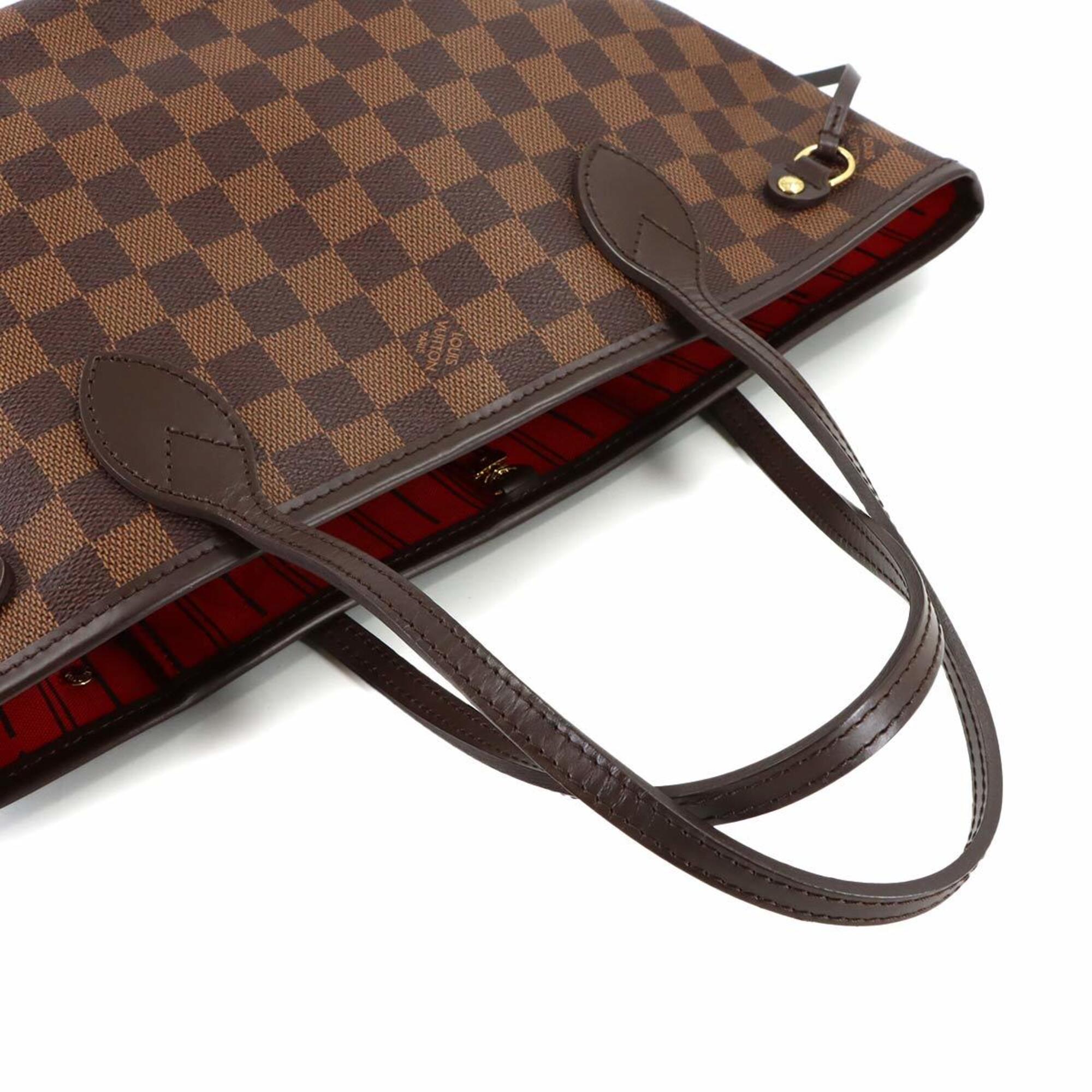 Louis Vuitton Ebene Damier Canvas Handbag Tote Bag (Pre-Owned)