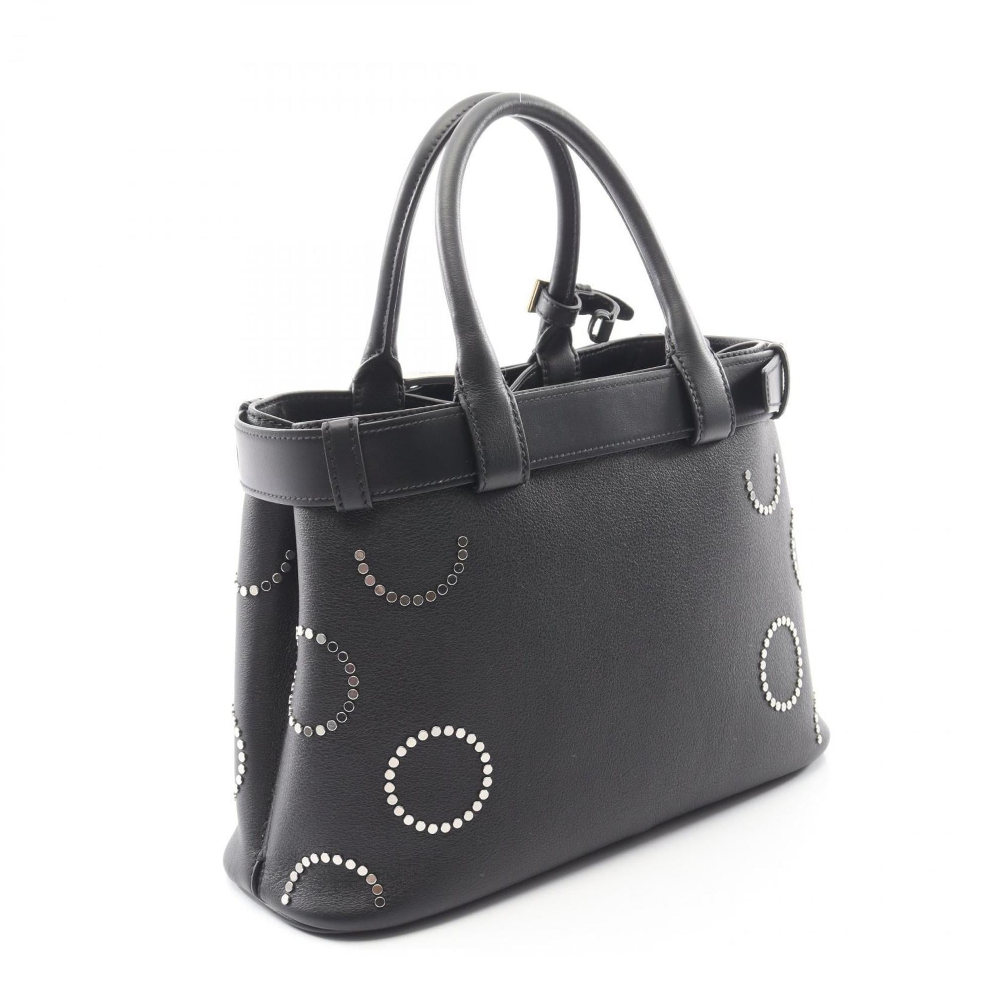 Prada Black Leather Tote Bag (Pre-Owned)