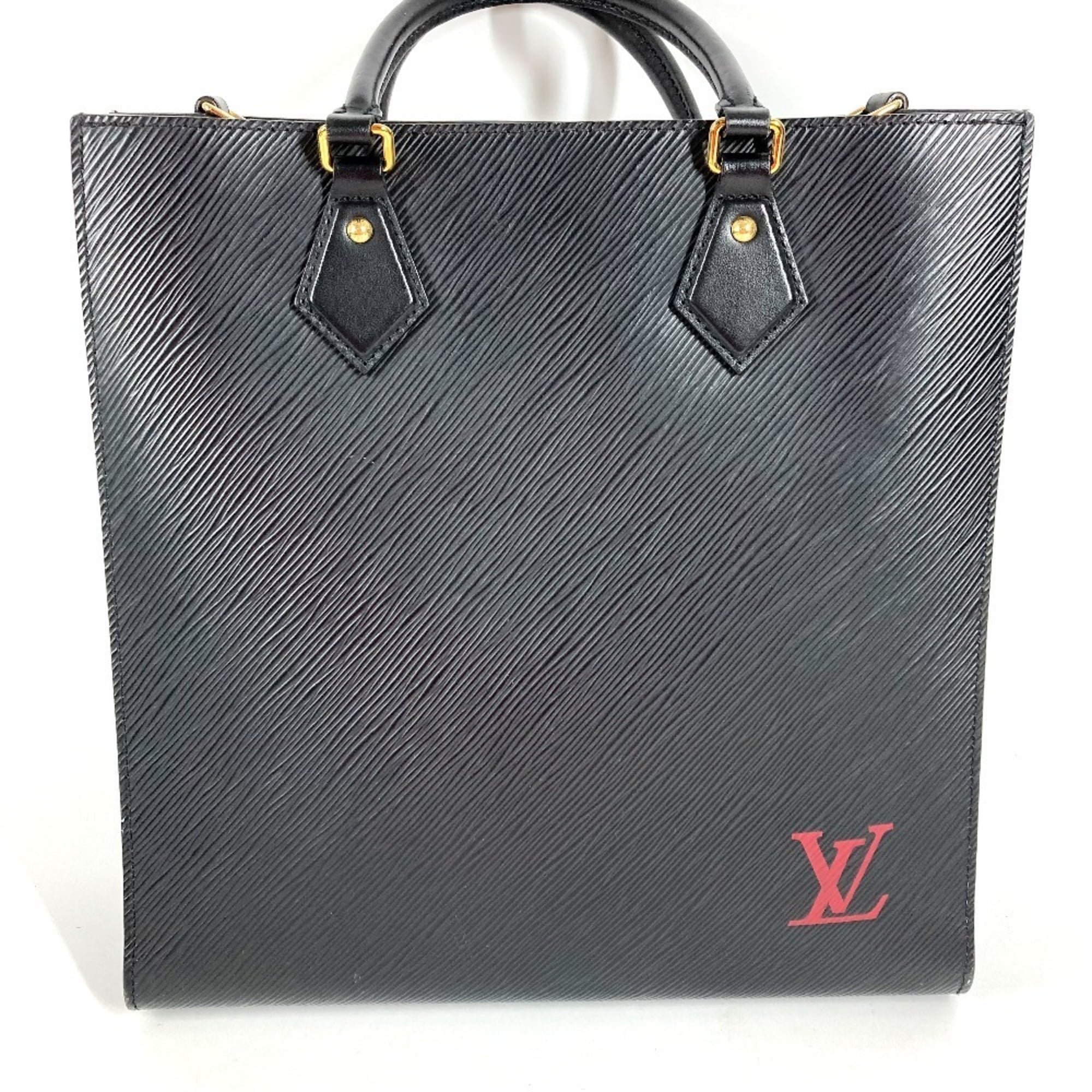 Louis Vuitton Black Epi Leather Handbag Shoulder Bag Tote Bag (Pre-Owned)