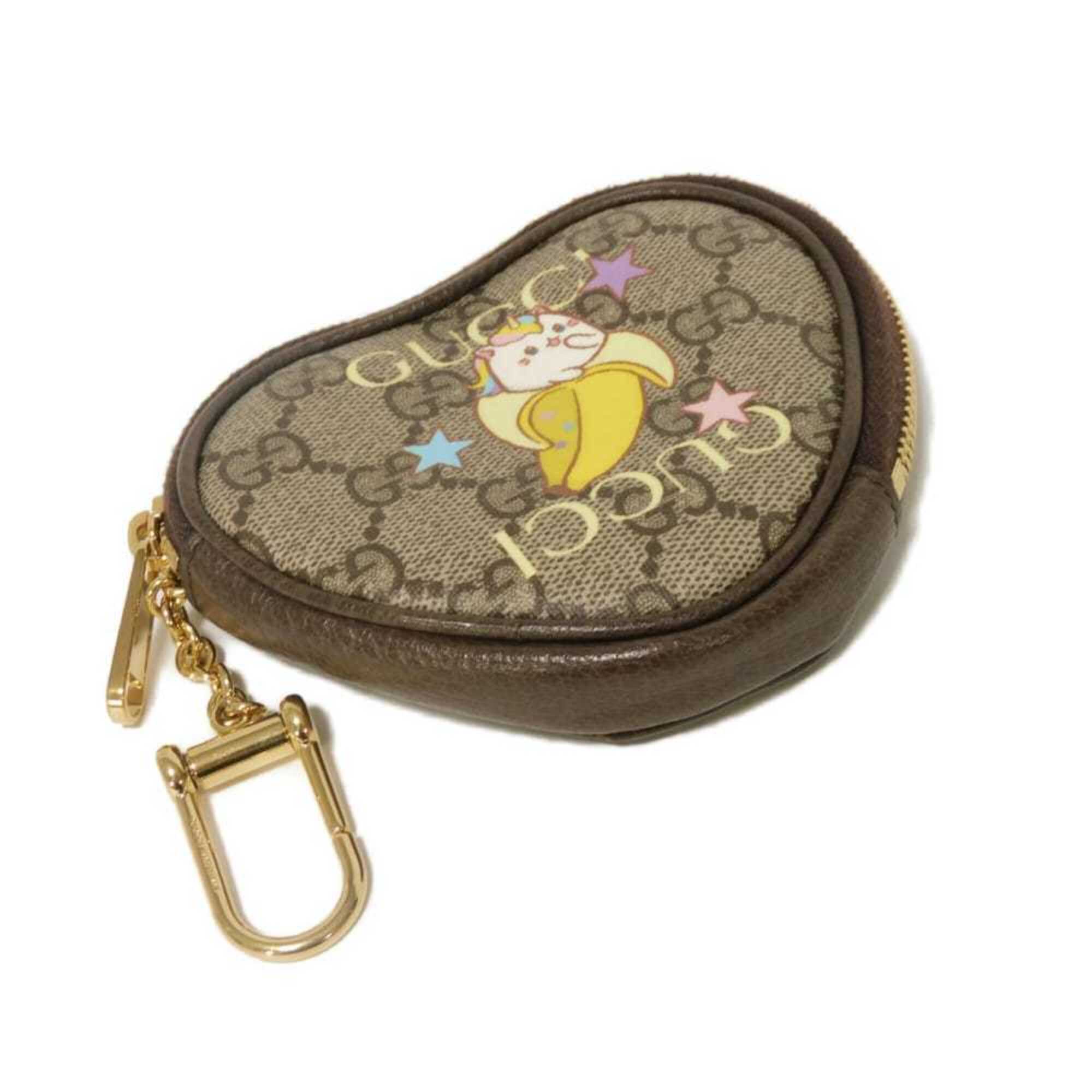 Gucci Beige Gg Supreme Coin Purse/Coin Case (Pre-Owned)