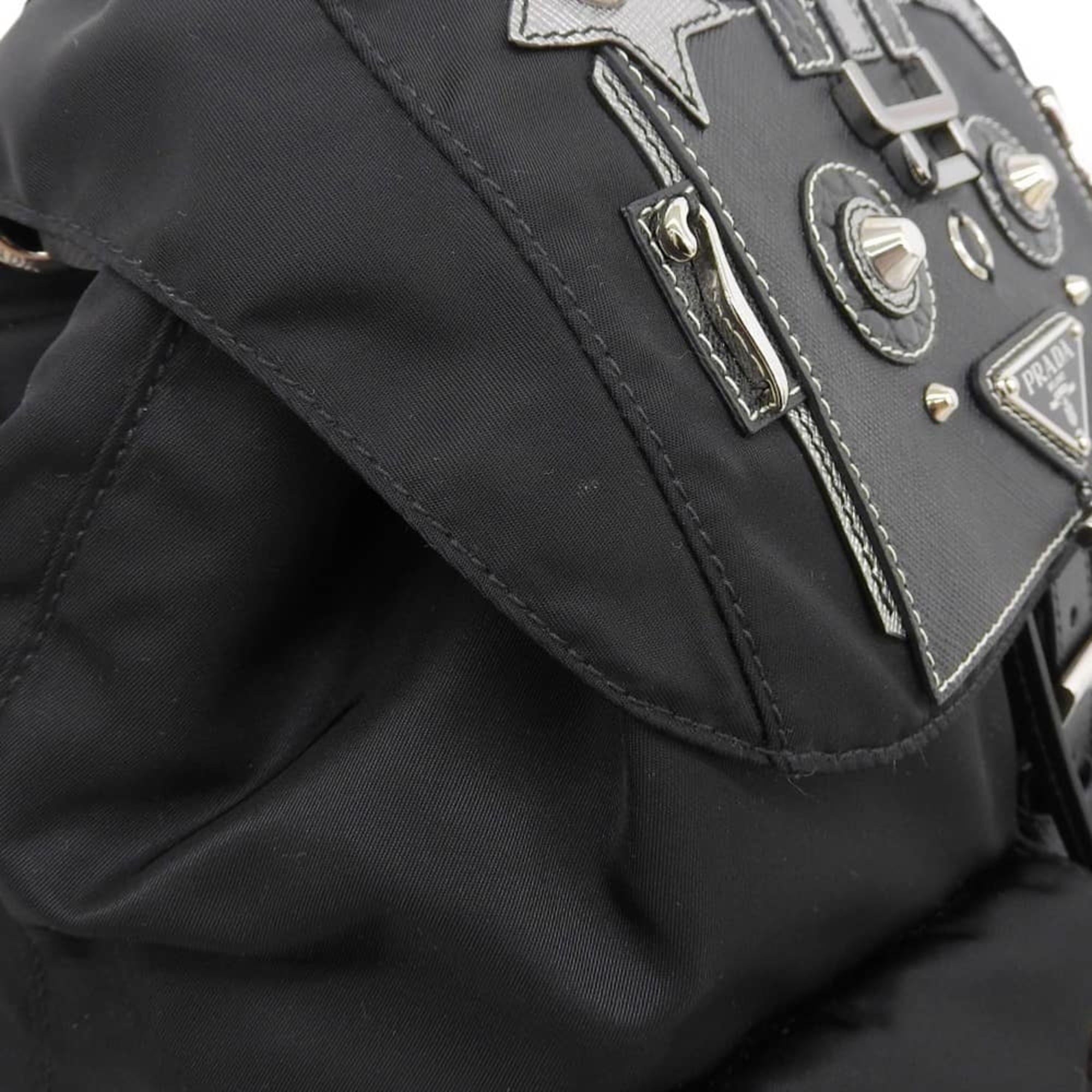 Prada Black Nylon Backpack (Pre-Owned)