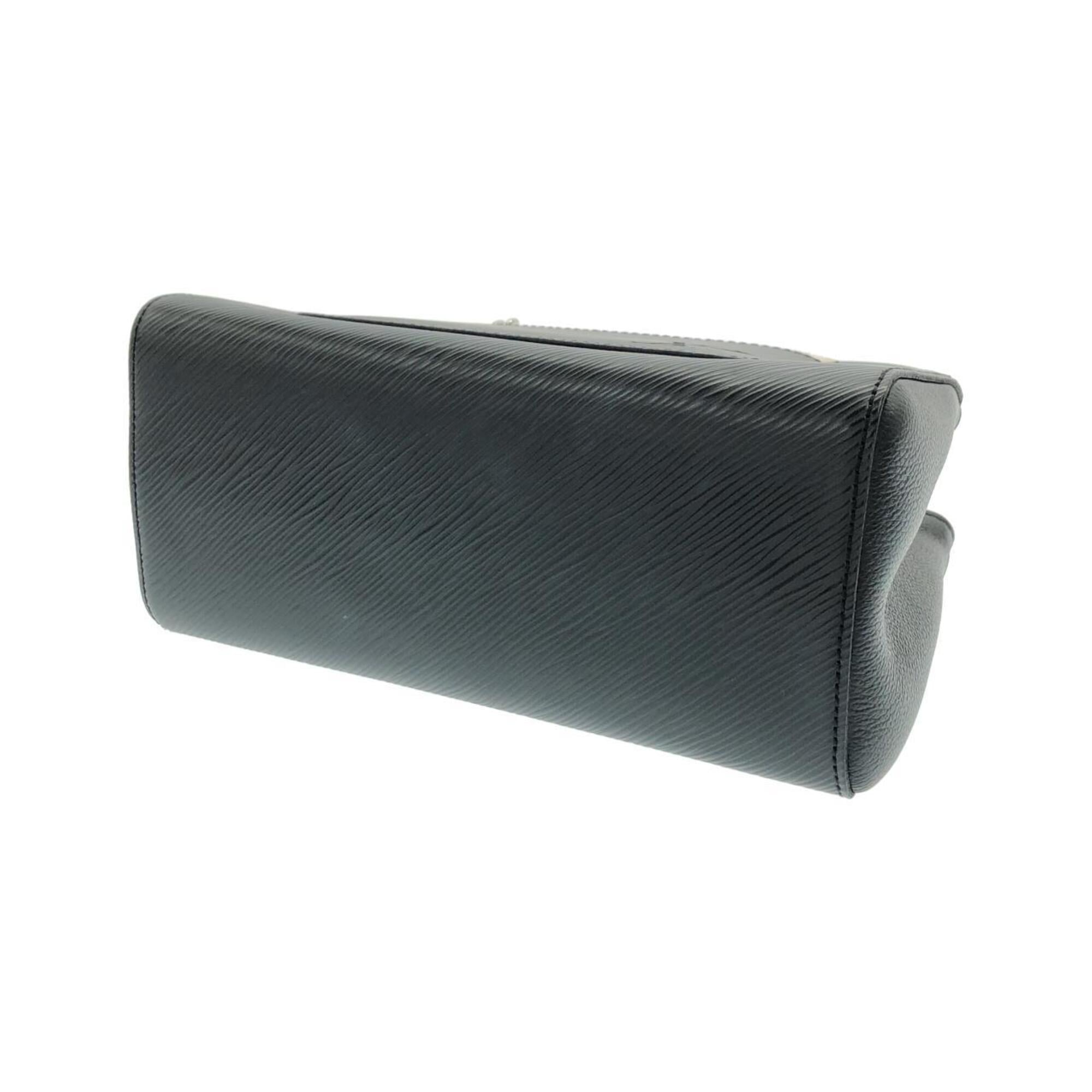 Louis Vuitton Black Leather Handbag Tote Bag (Pre-Owned)