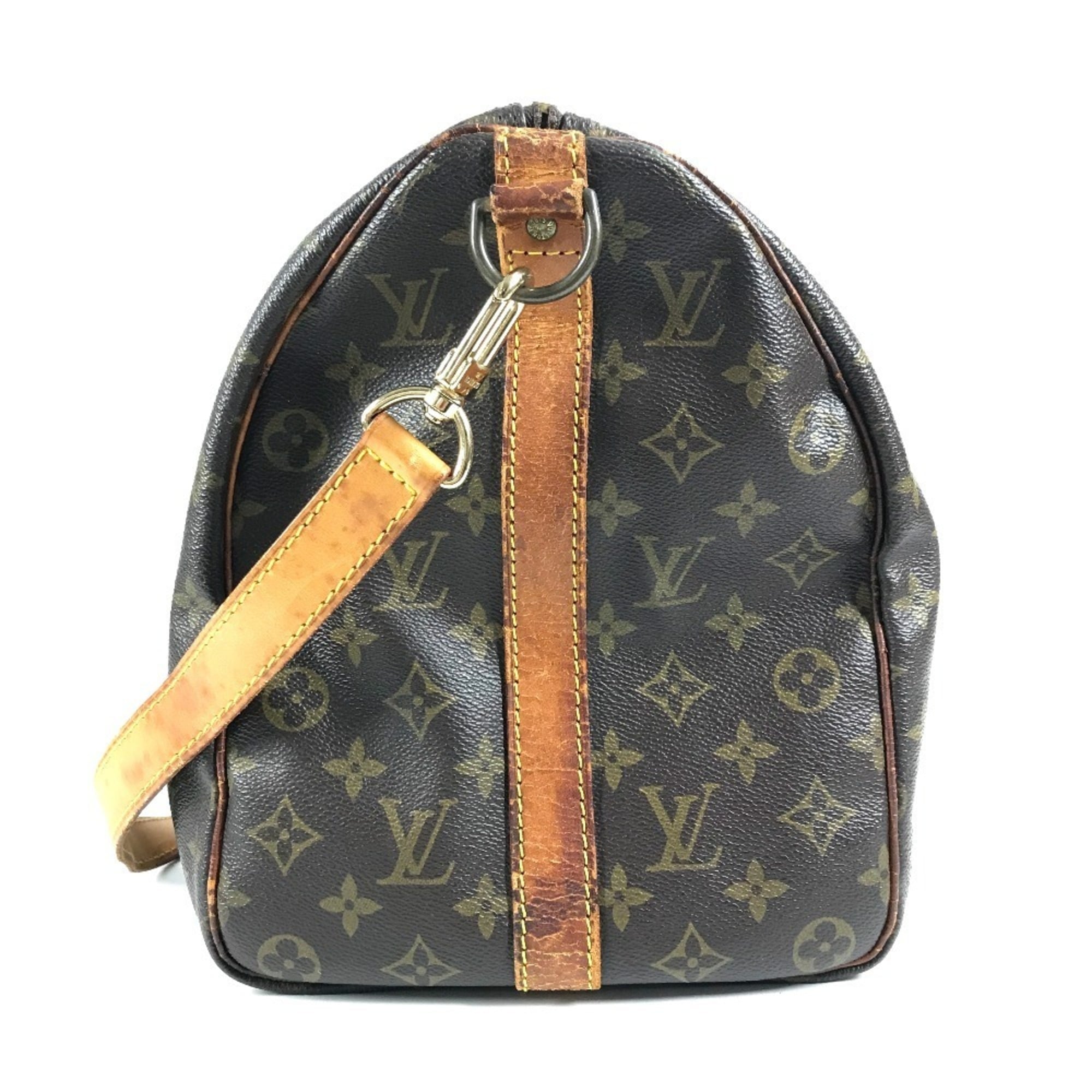 Louis Vuitton Brown Monogram Monogram Canvas Boston Bag (Pre-Owned)