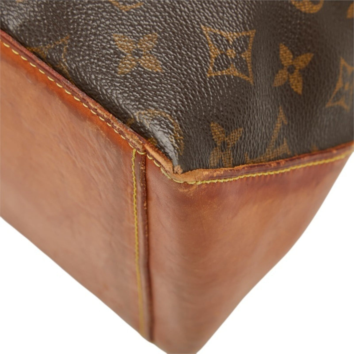 Louis Vuitton Monogram Brown Pvc Leather Shoulder Bag Tote Bag (Pre-Owned)
