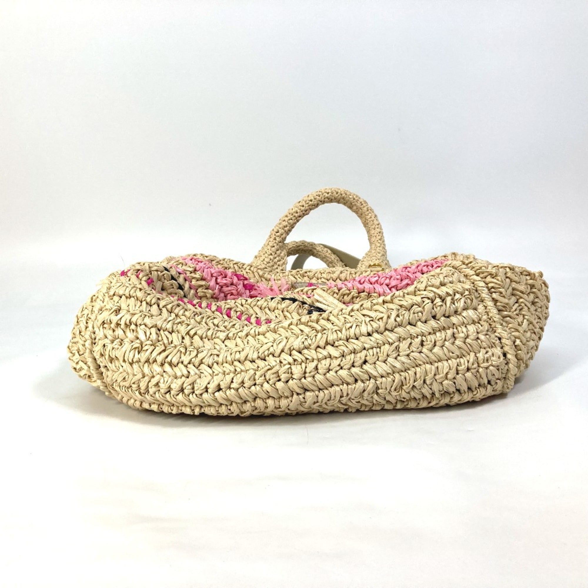 Prada Beige Cloth Handbag (Pre-Owned)