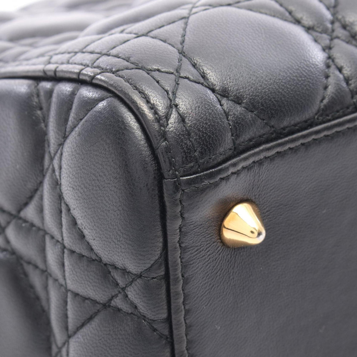 Christian Dior Black Leather Handbag (Pre-Owned)