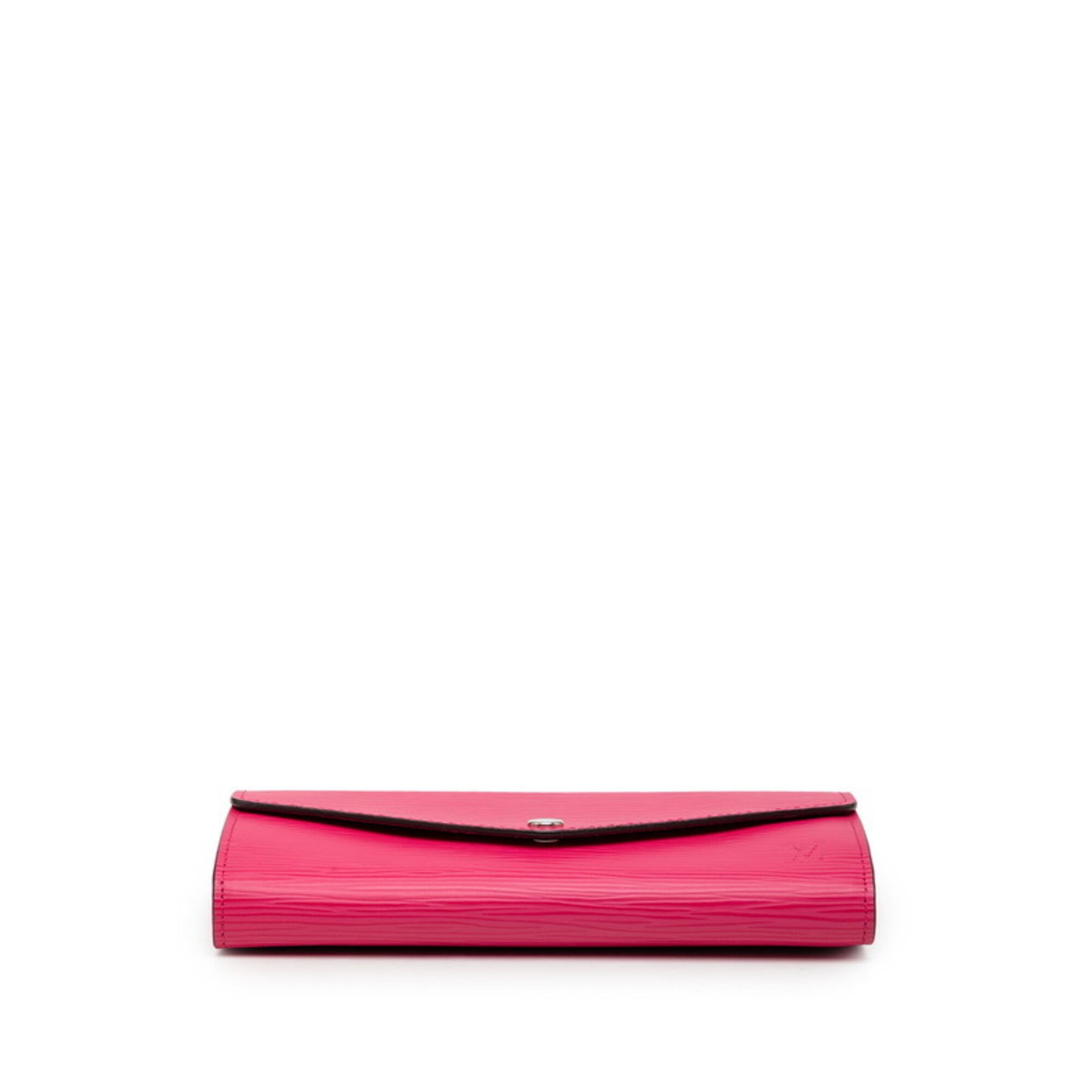 Louis Vuitton Hot Pink Leather Long Wallet (Bi-Fold) (Pre-Owned)