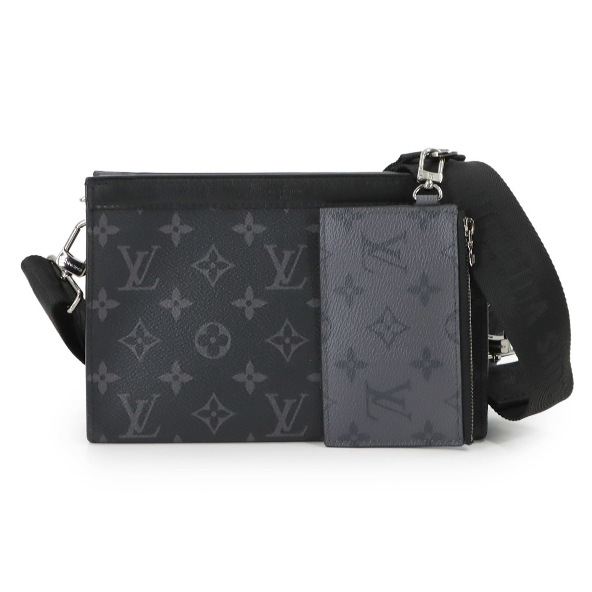 Louis Vuitton Black Monogram Eclipse Handbag Shoulder Bag (Pre-Owned)