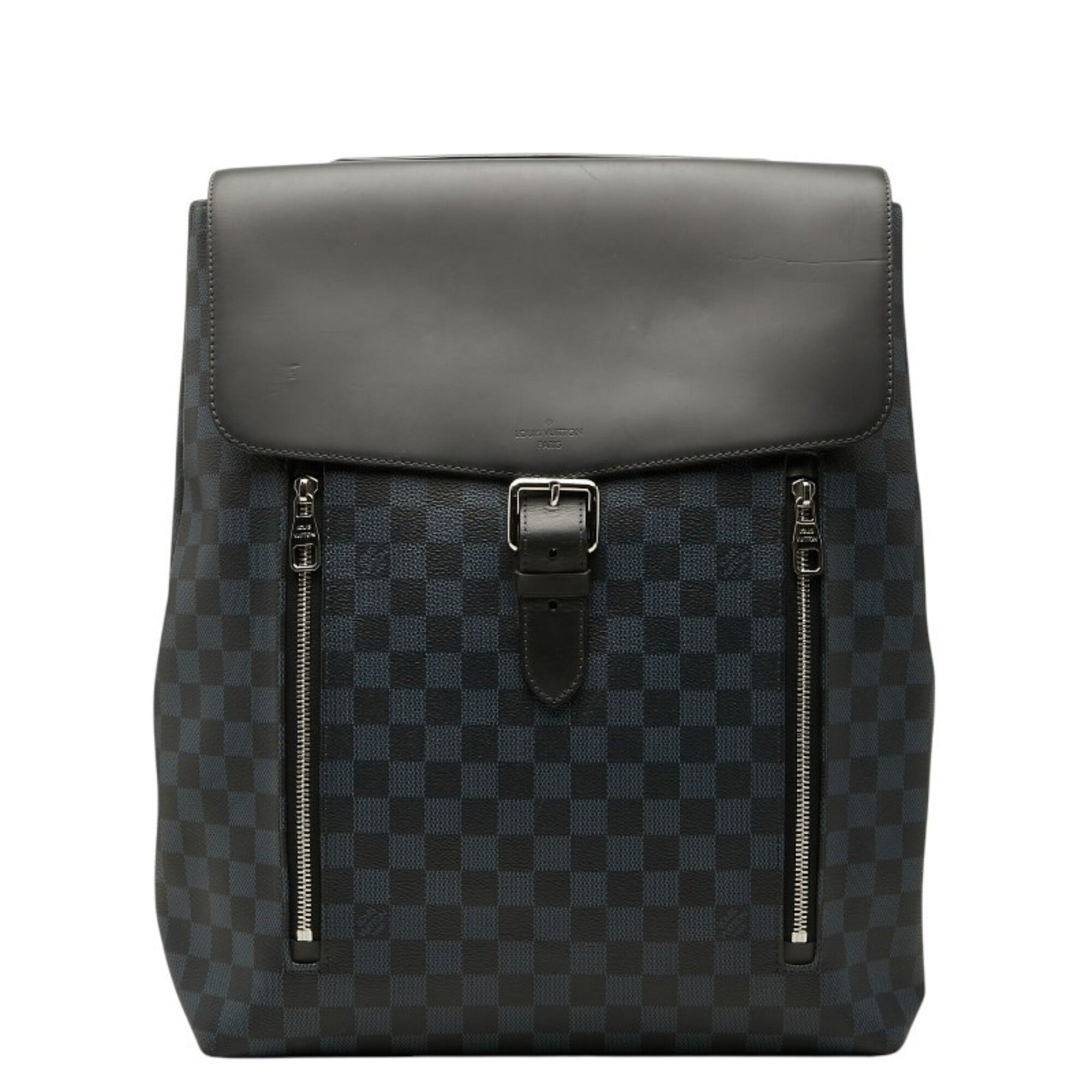 Louis Vuitton Damier Cobalt Black Navy Pvc Leather Backpack (Pre-Owned)