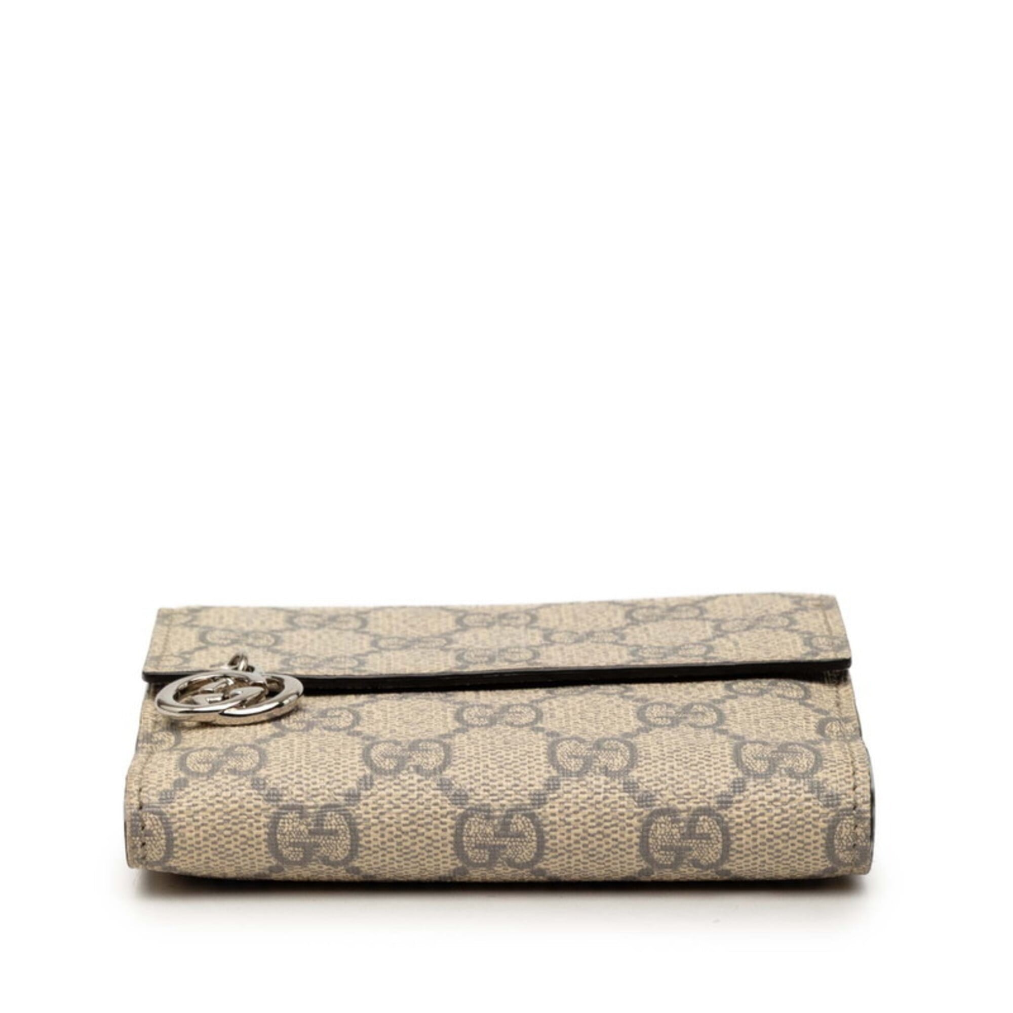 Gucci Beige Pvc Wallet (Bi-Fold) (Pre-Owned)
